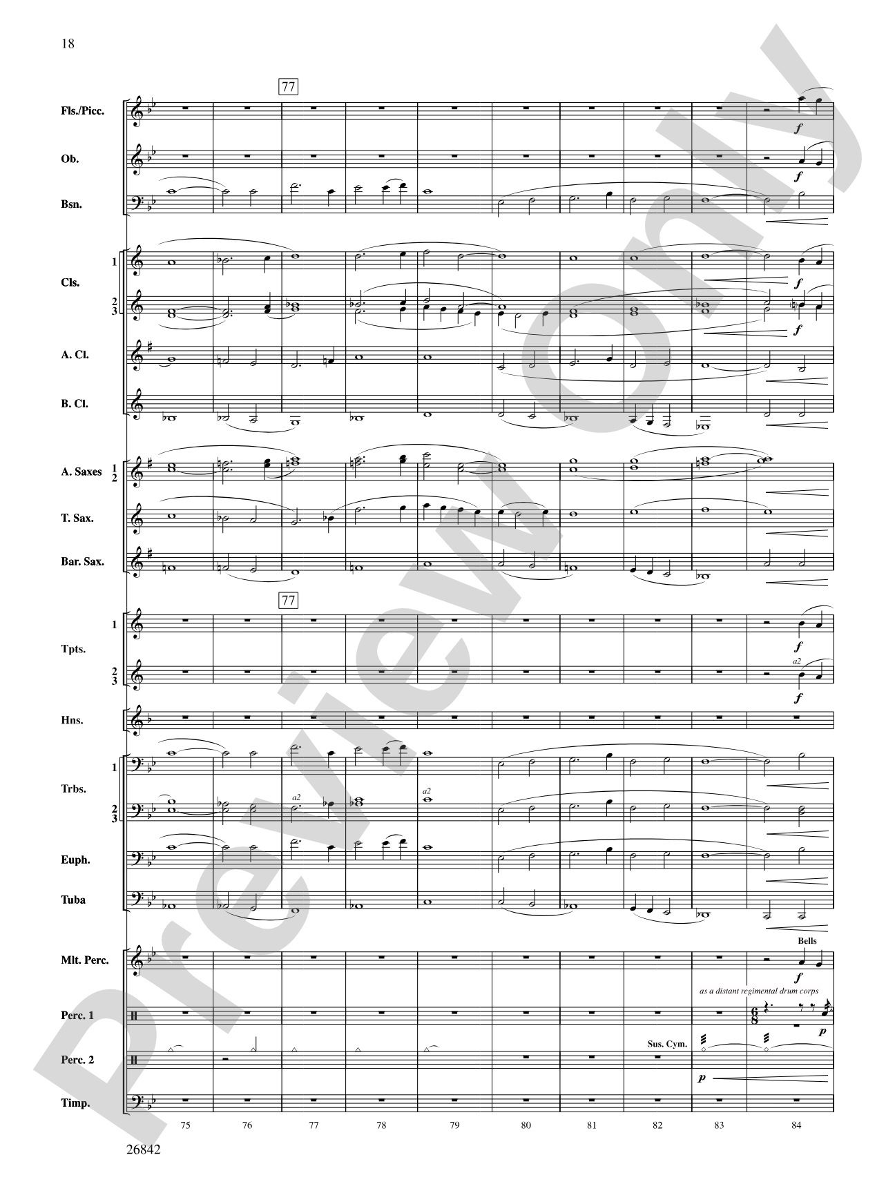 Songs of Old Kentucky: Concert Band Conductor Score & Parts