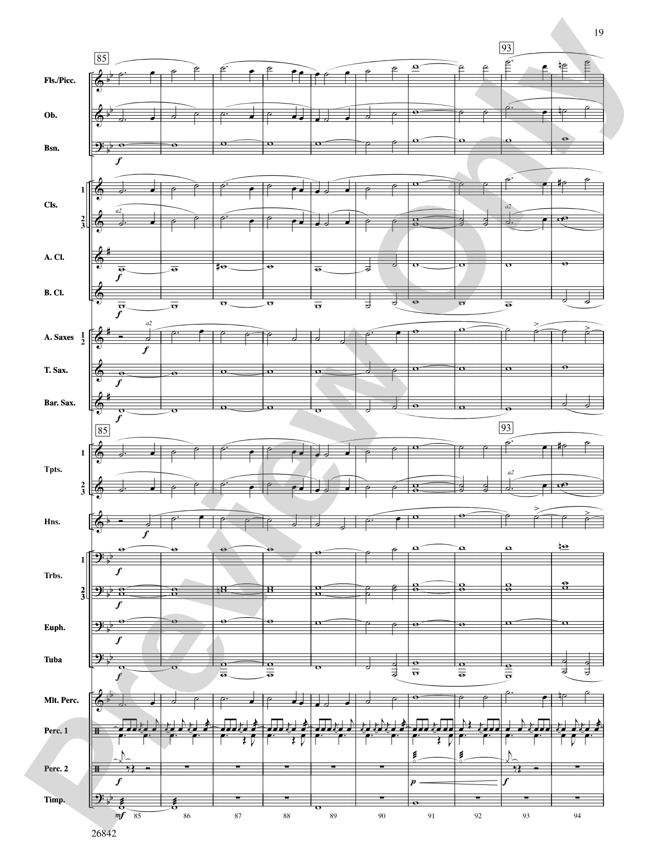 Songs of Old Kentucky: Concert Band Conductor Score & Parts