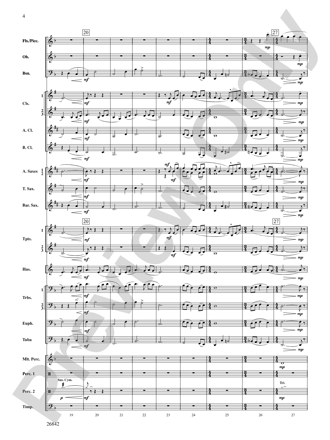 Songs of Old Kentucky: Concert Band Conductor Score & Parts