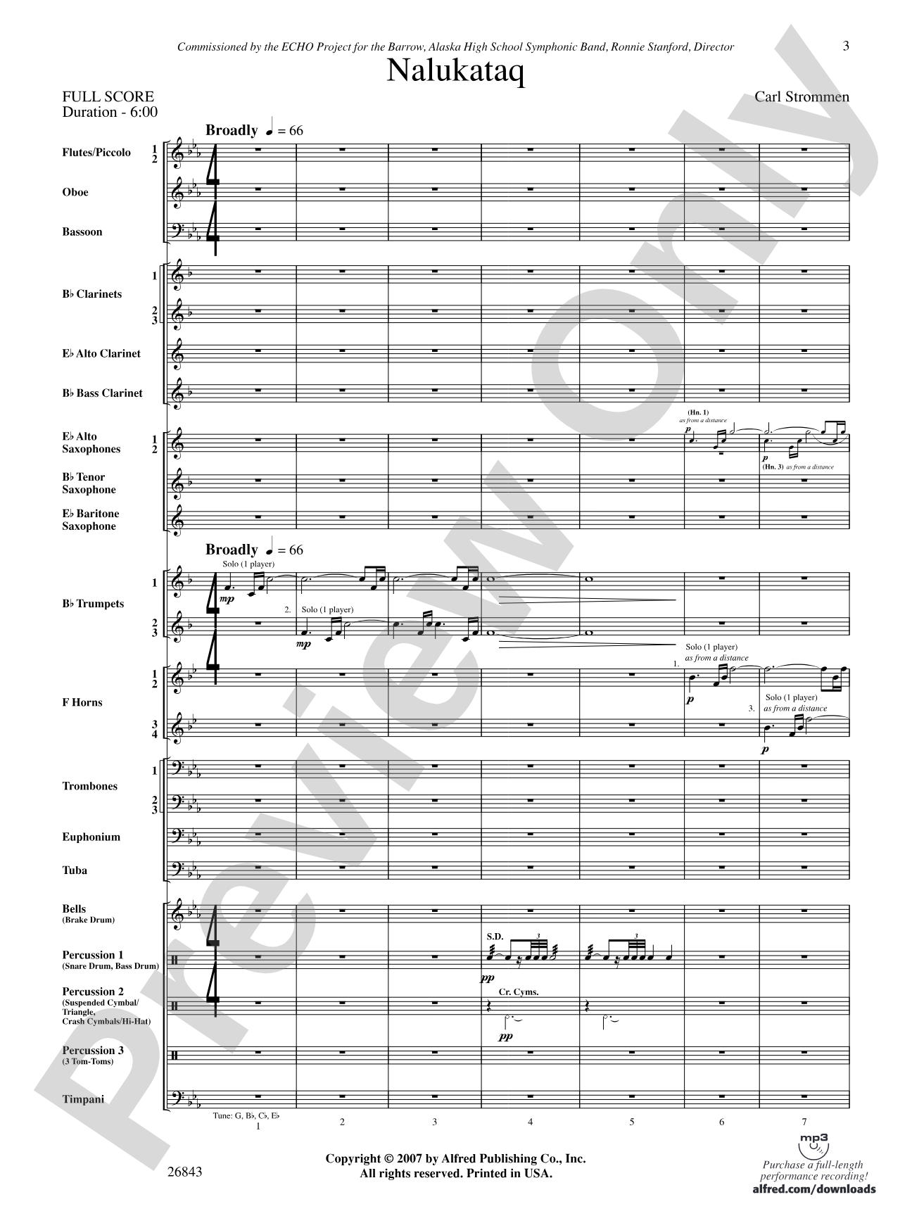 Nalukataq: Concert Band Conductor Score & Parts