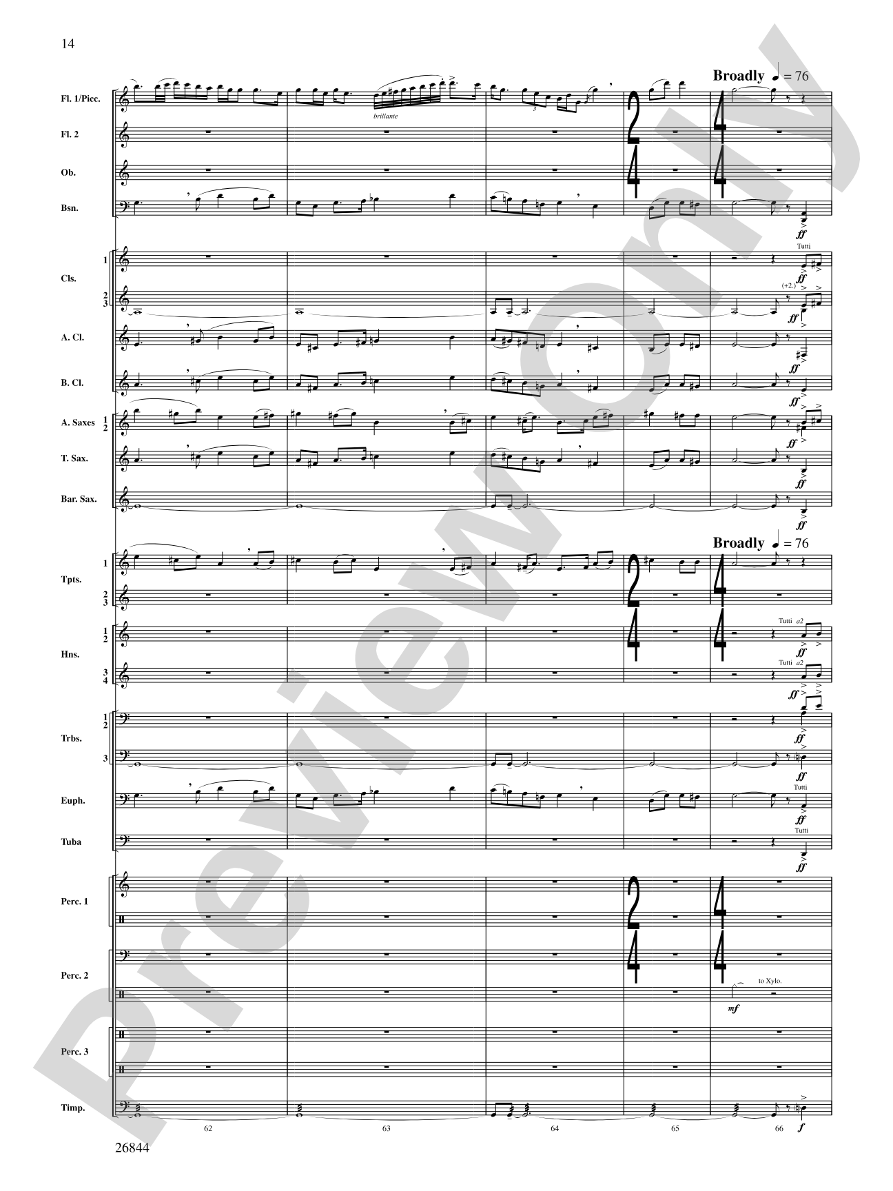 Foundation: Concert Band Conductor Score & Parts