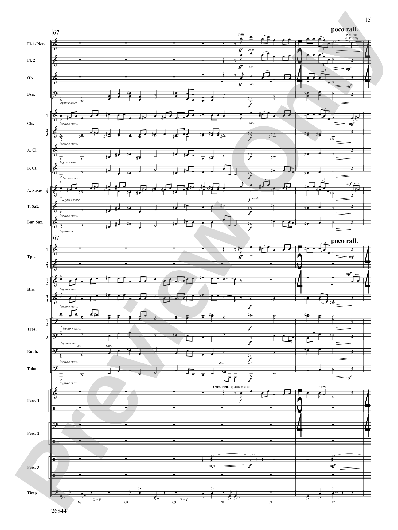 Foundation: Concert Band Conductor Score & Parts