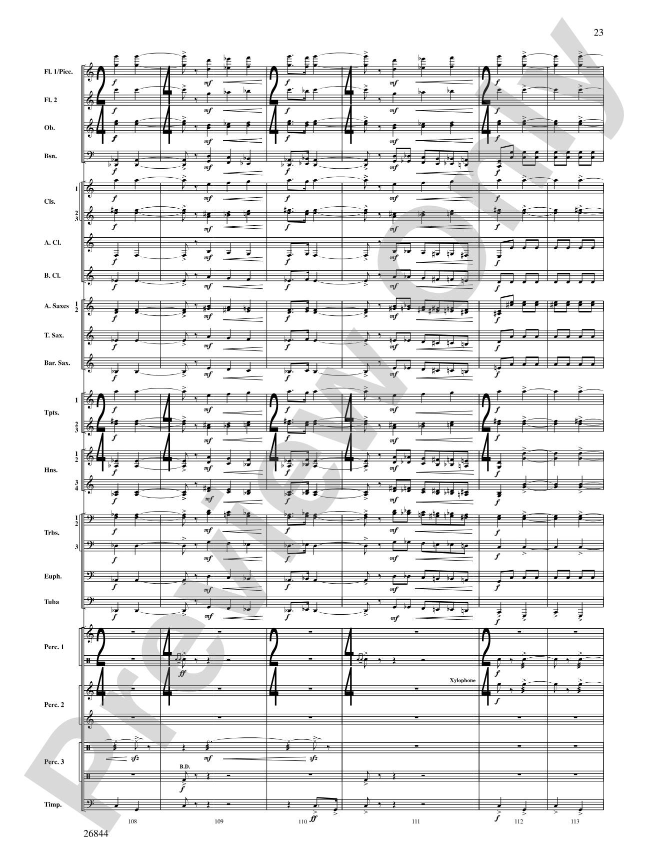 Foundation: Concert Band Conductor Score & Parts