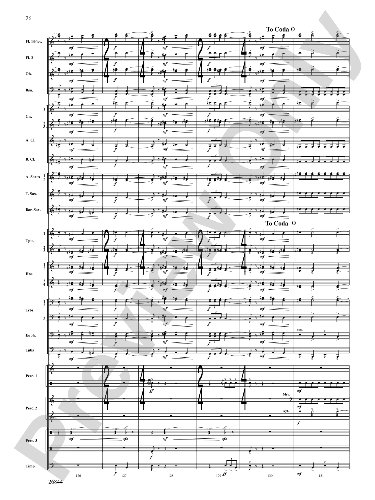 Foundation: Concert Band Conductor Score & Parts