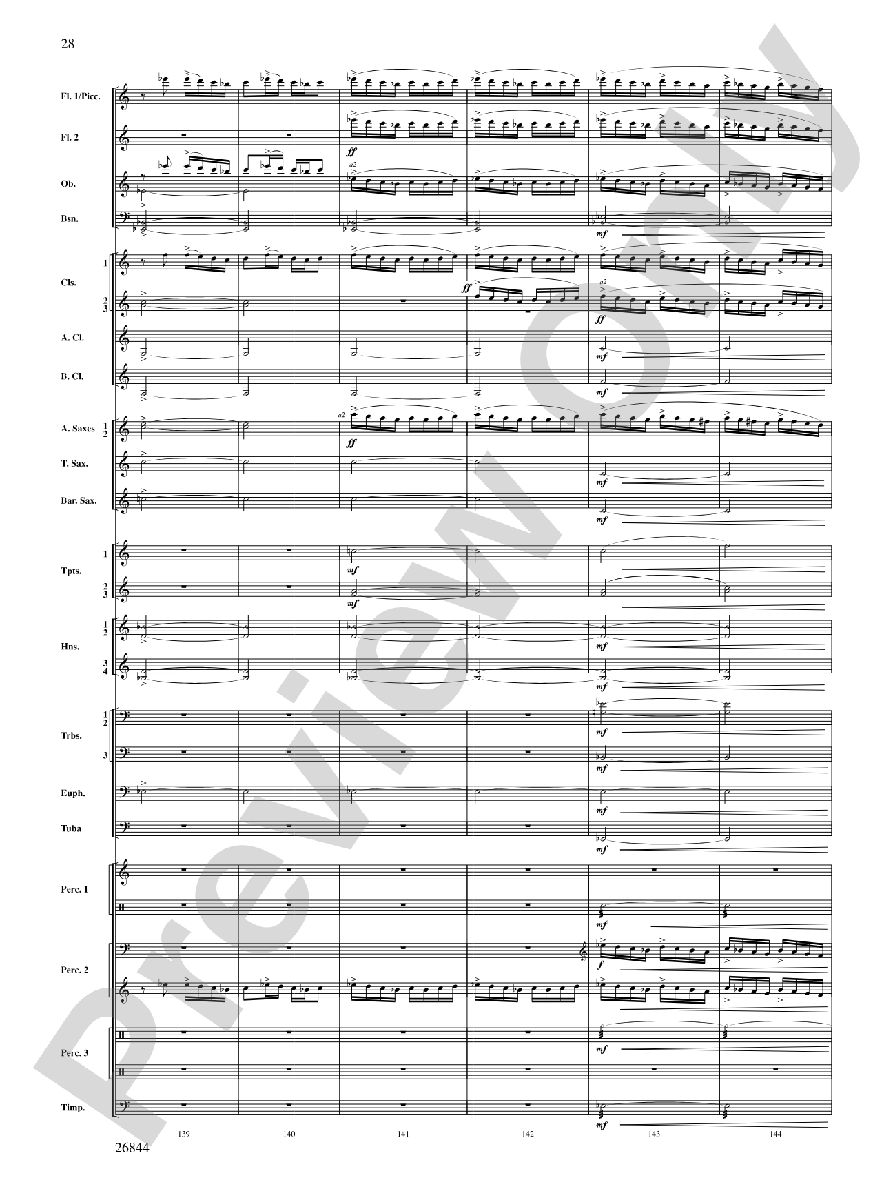 Foundation: Concert Band Conductor Score & Parts