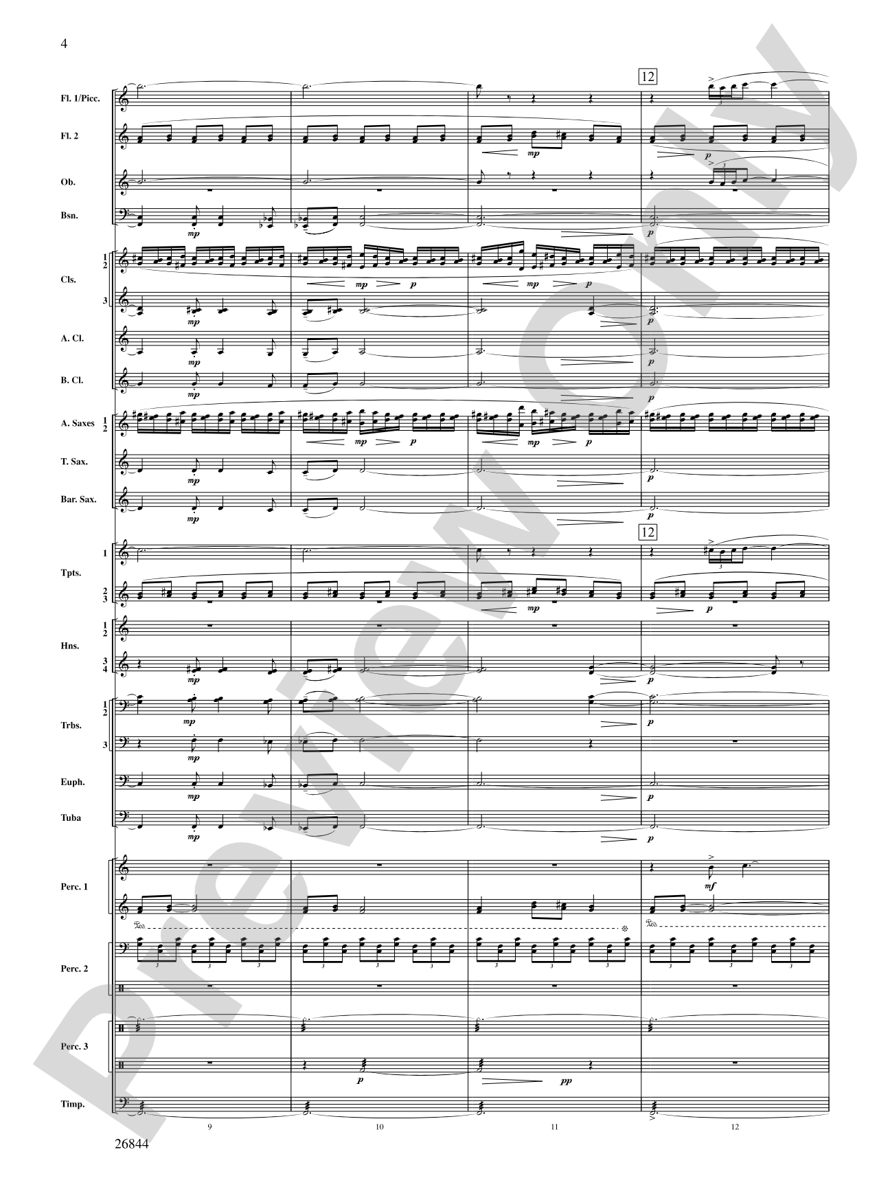 Foundation: Concert Band Conductor Score & Parts
