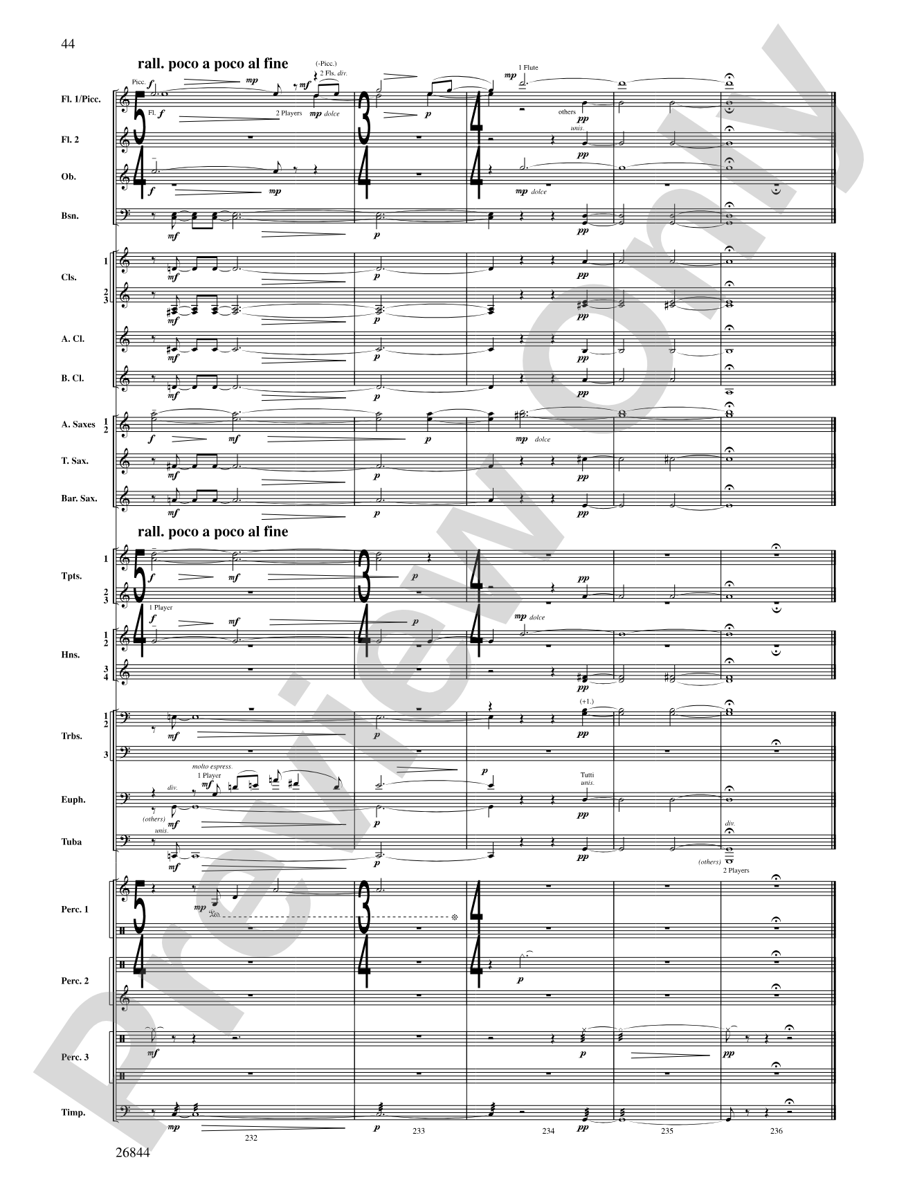 Foundation: Concert Band Conductor Score & Parts