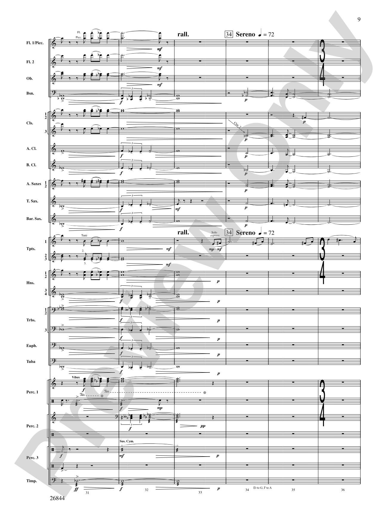 Foundation: Concert Band Conductor Score & Parts