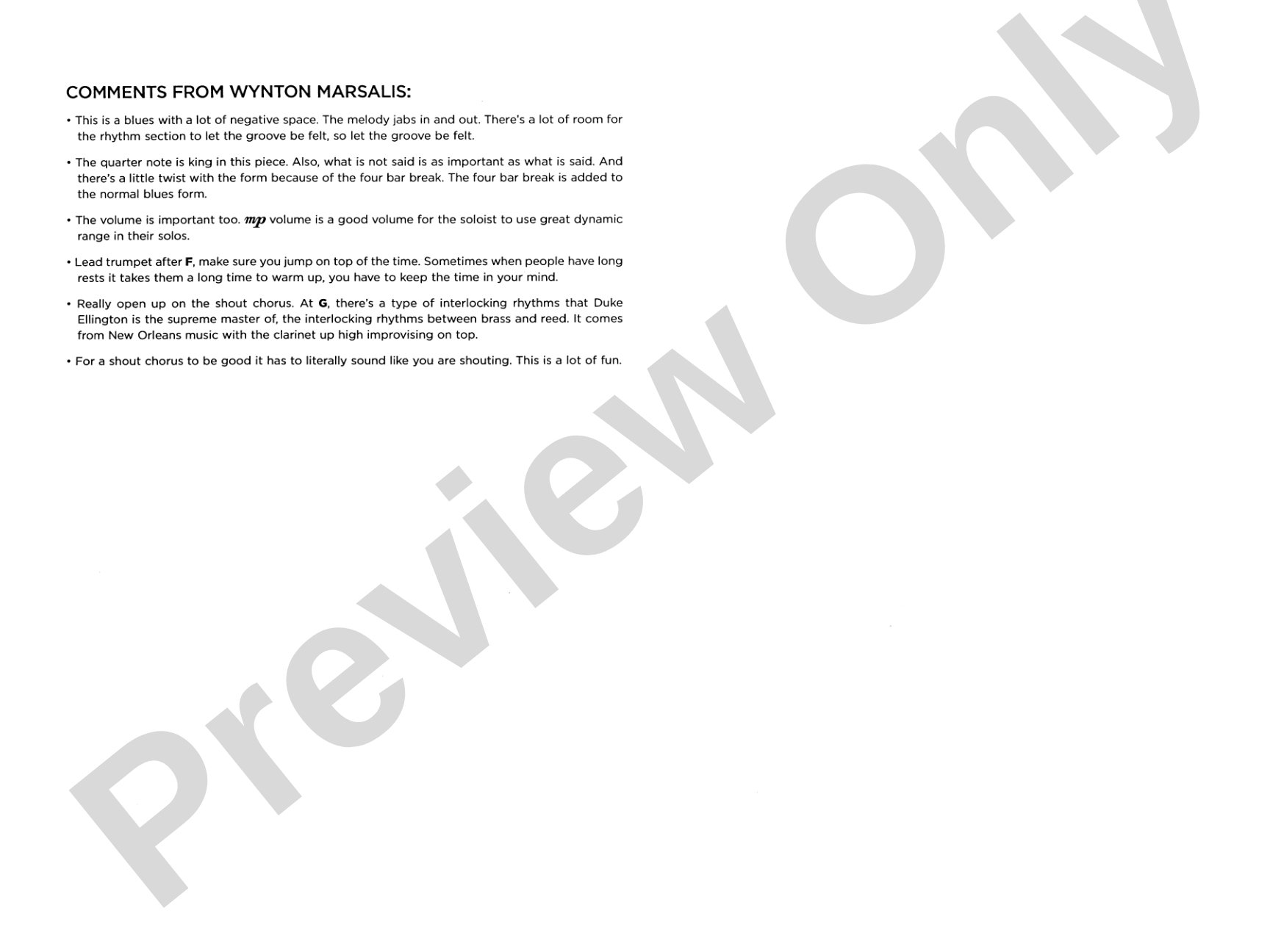 C Jam Blues: Jazz Ensemble Conductor Score & Parts