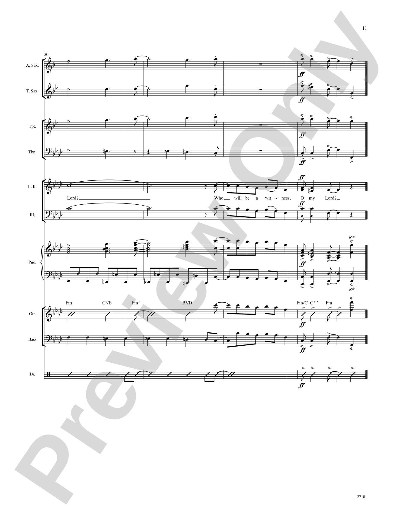 Who Will Be a Witness?: Choral SoundPax