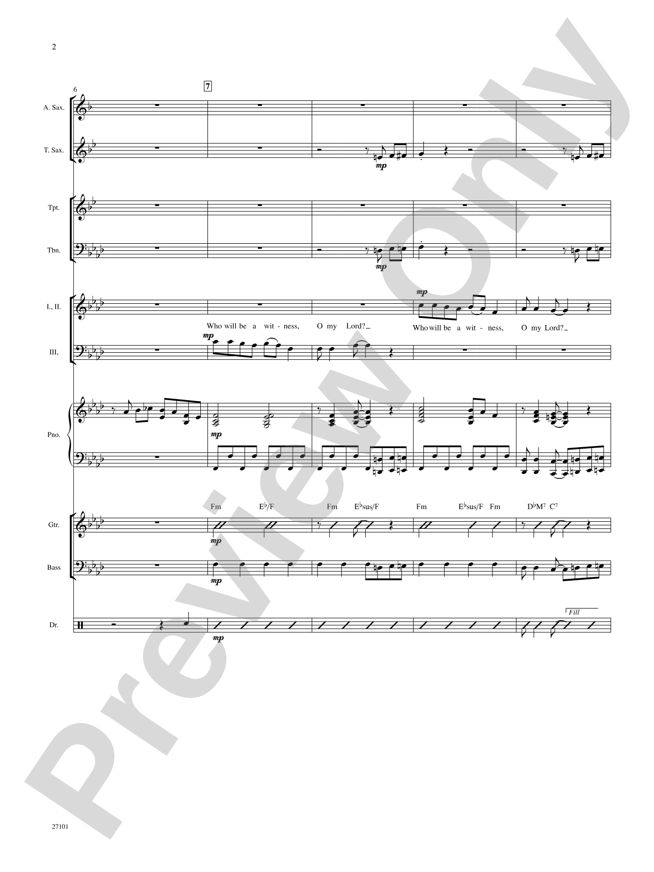 Who Will Be a Witness?: Choral SoundPax