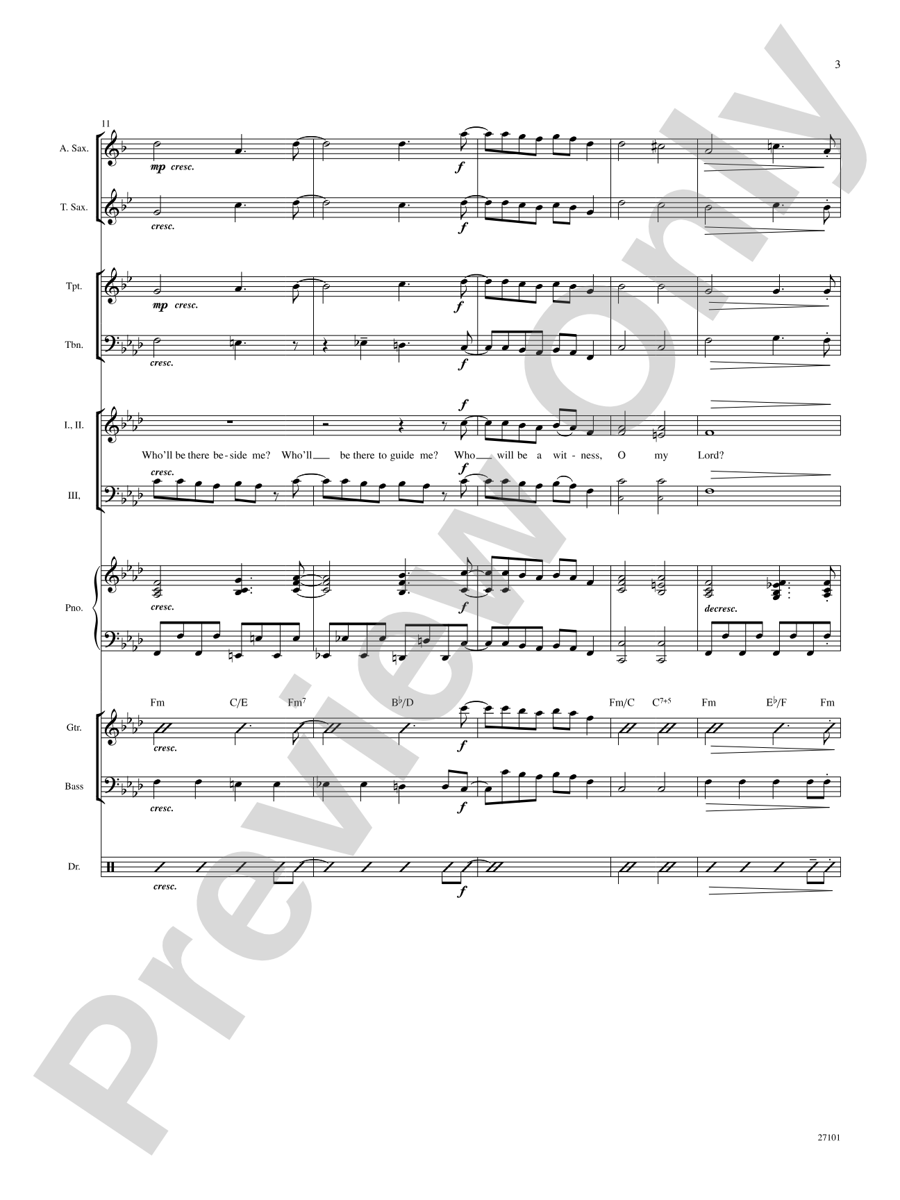 Who Will Be a Witness?: Choral SoundPax