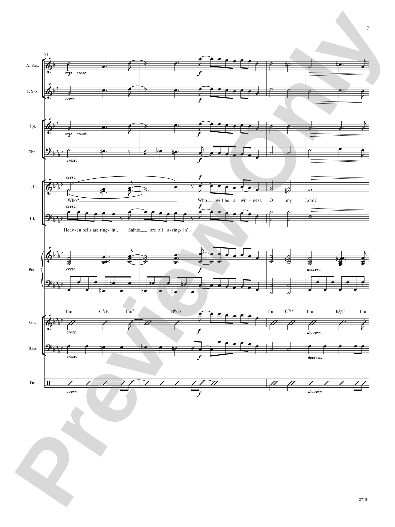 Who Will Be a Witness?: Choral SoundPax