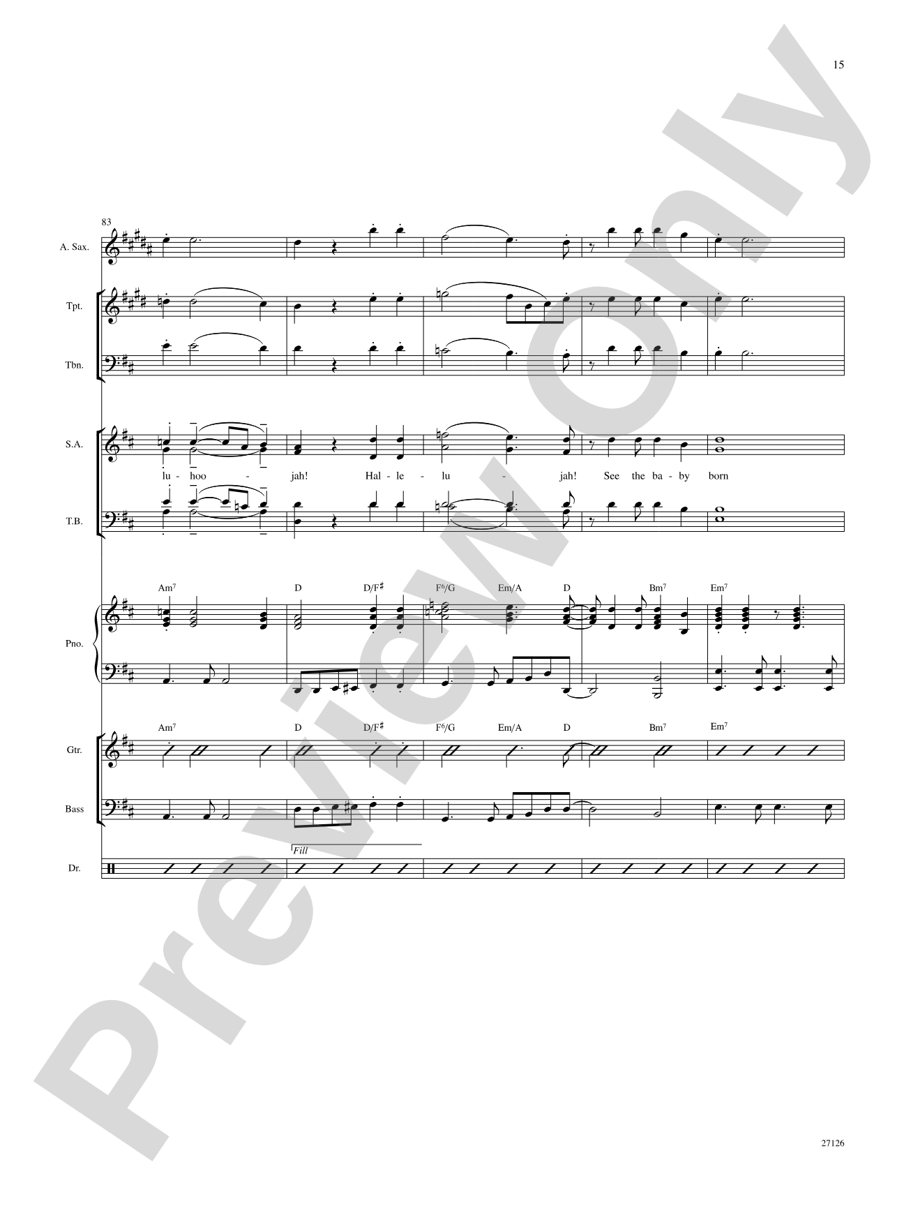 Mary, Mary Had-A But One Child: Choral SoundPax