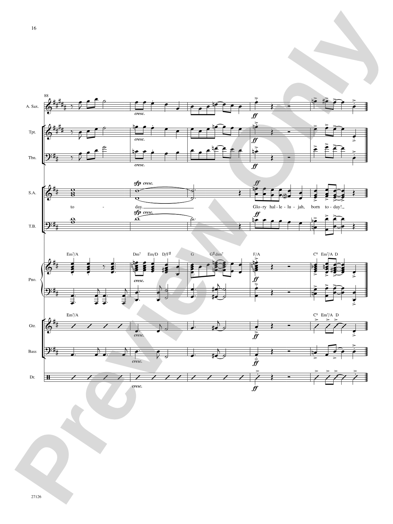 Mary, Mary Had-A But One Child: Choral SoundPax