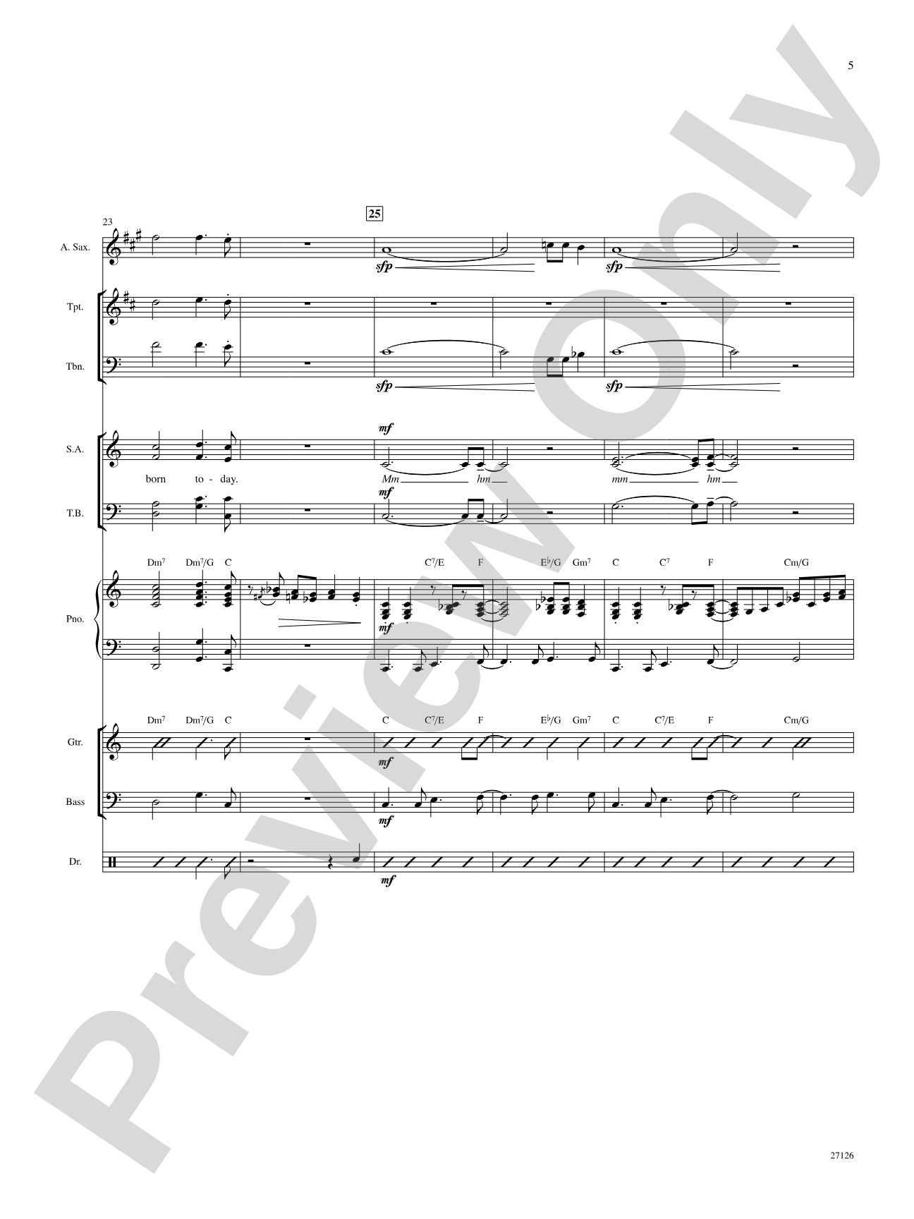 Mary, Mary Had-A But One Child: Choral SoundPax