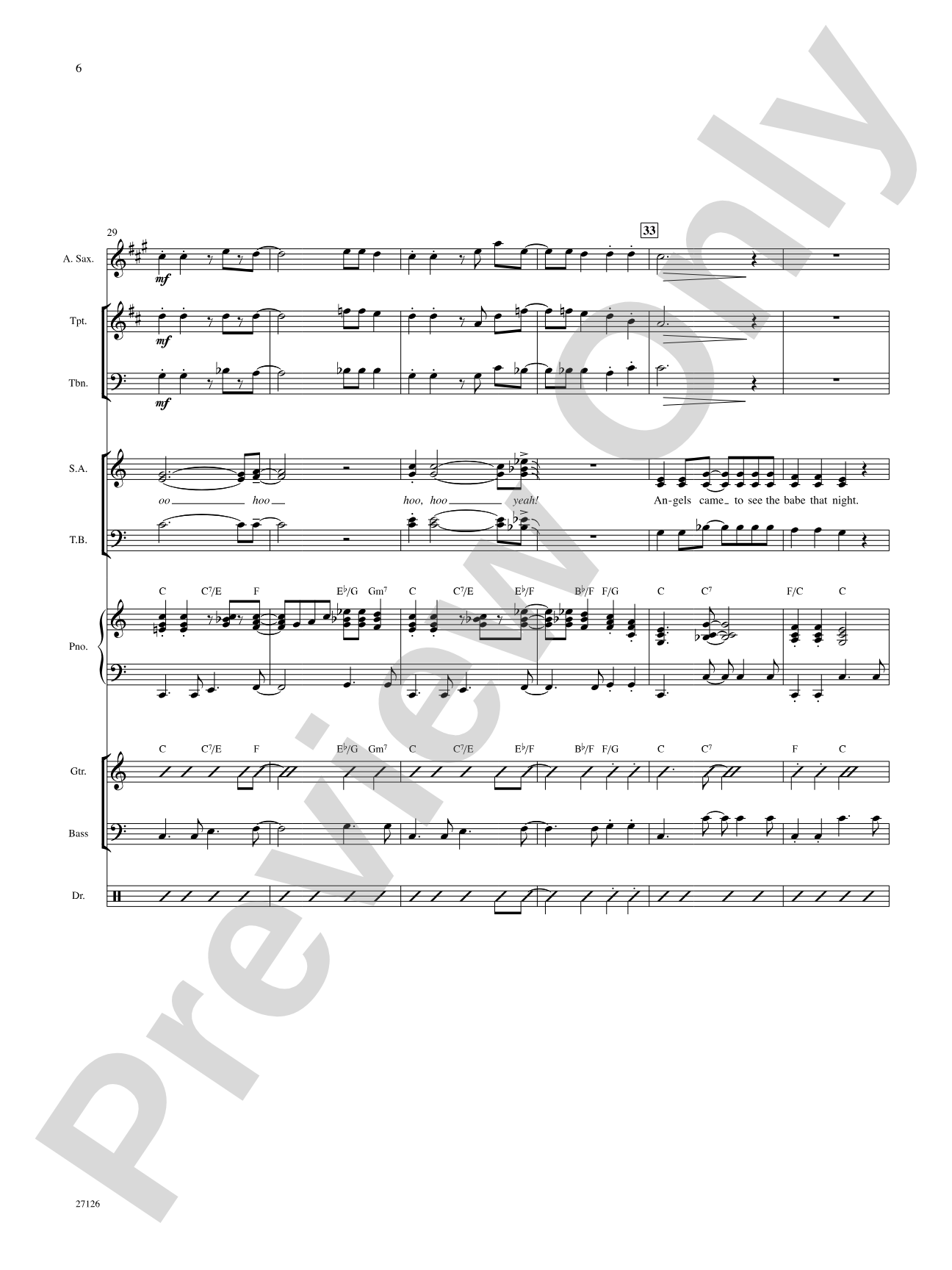 Mary, Mary Had-A But One Child: Choral SoundPax
