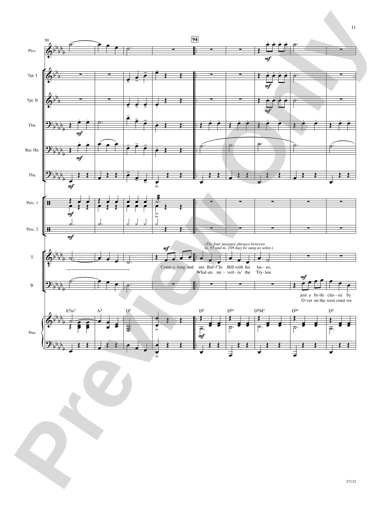 Lydia, the Tattooed Lady: Score: Choral SoundPax