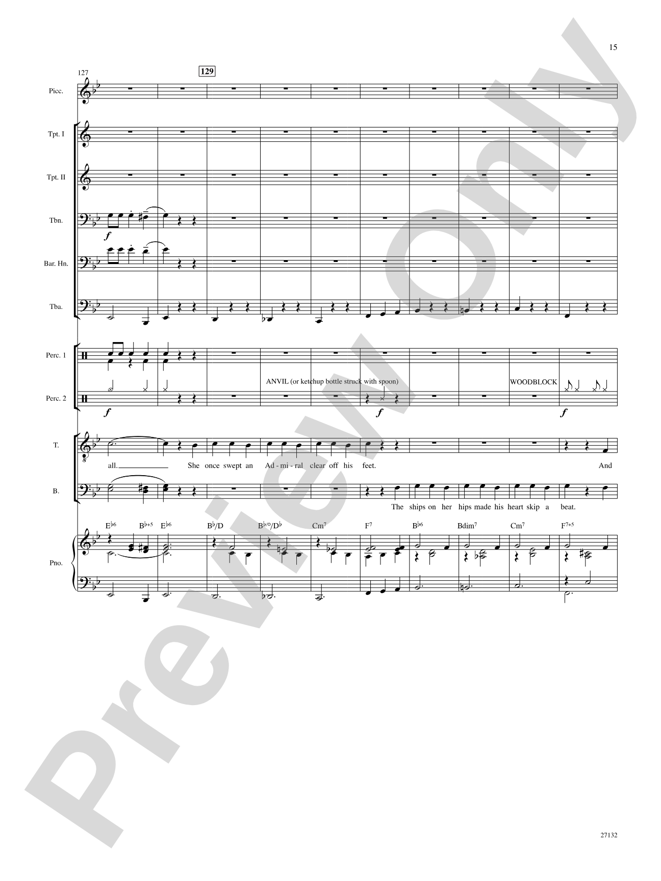 Lydia, the Tattooed Lady: Score: Choral SoundPax