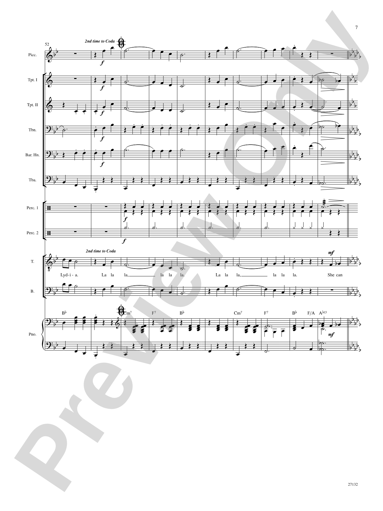 Lydia, the Tattooed Lady: Score: Choral SoundPax