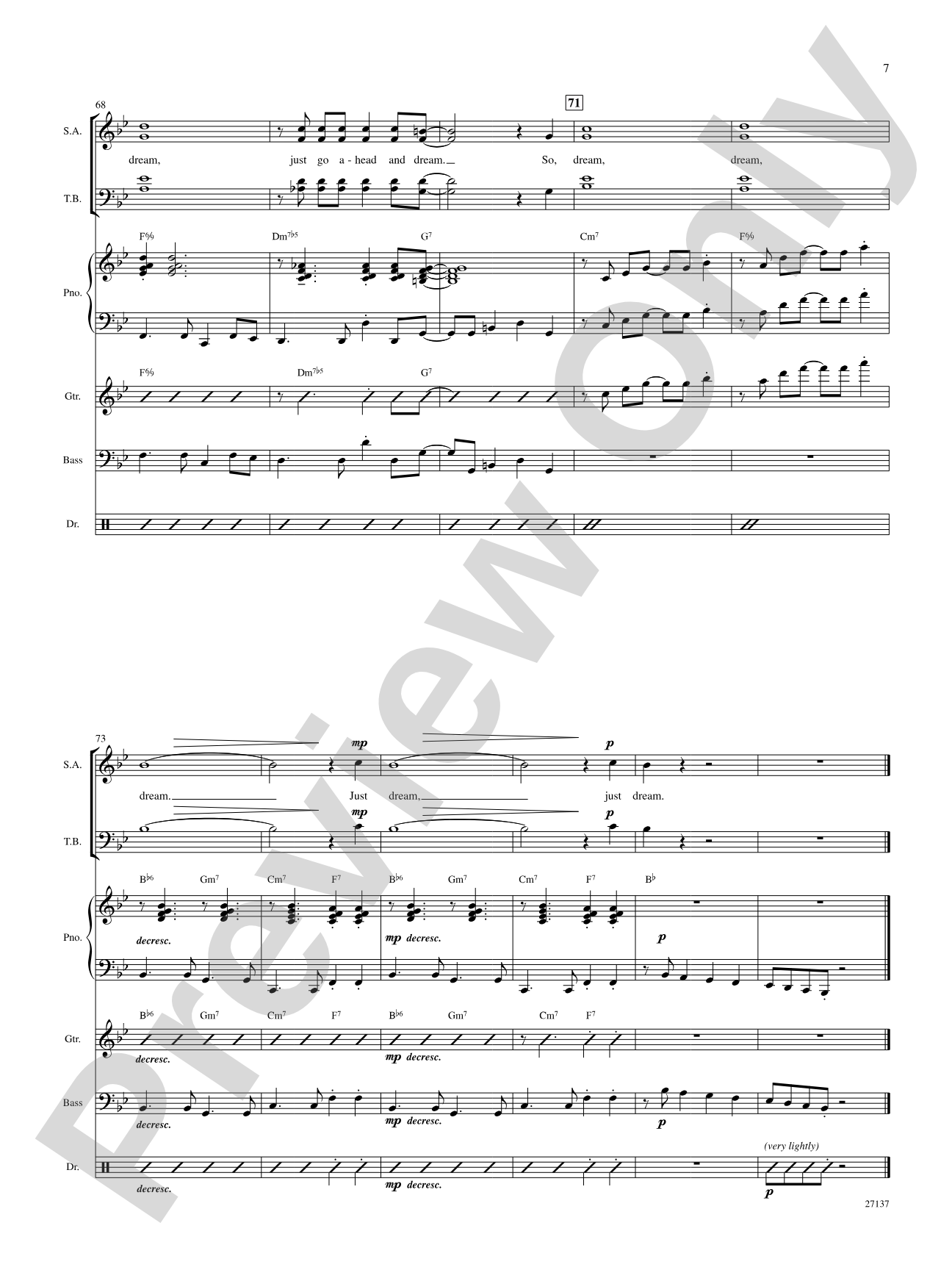 Dream: Choral SoundPax