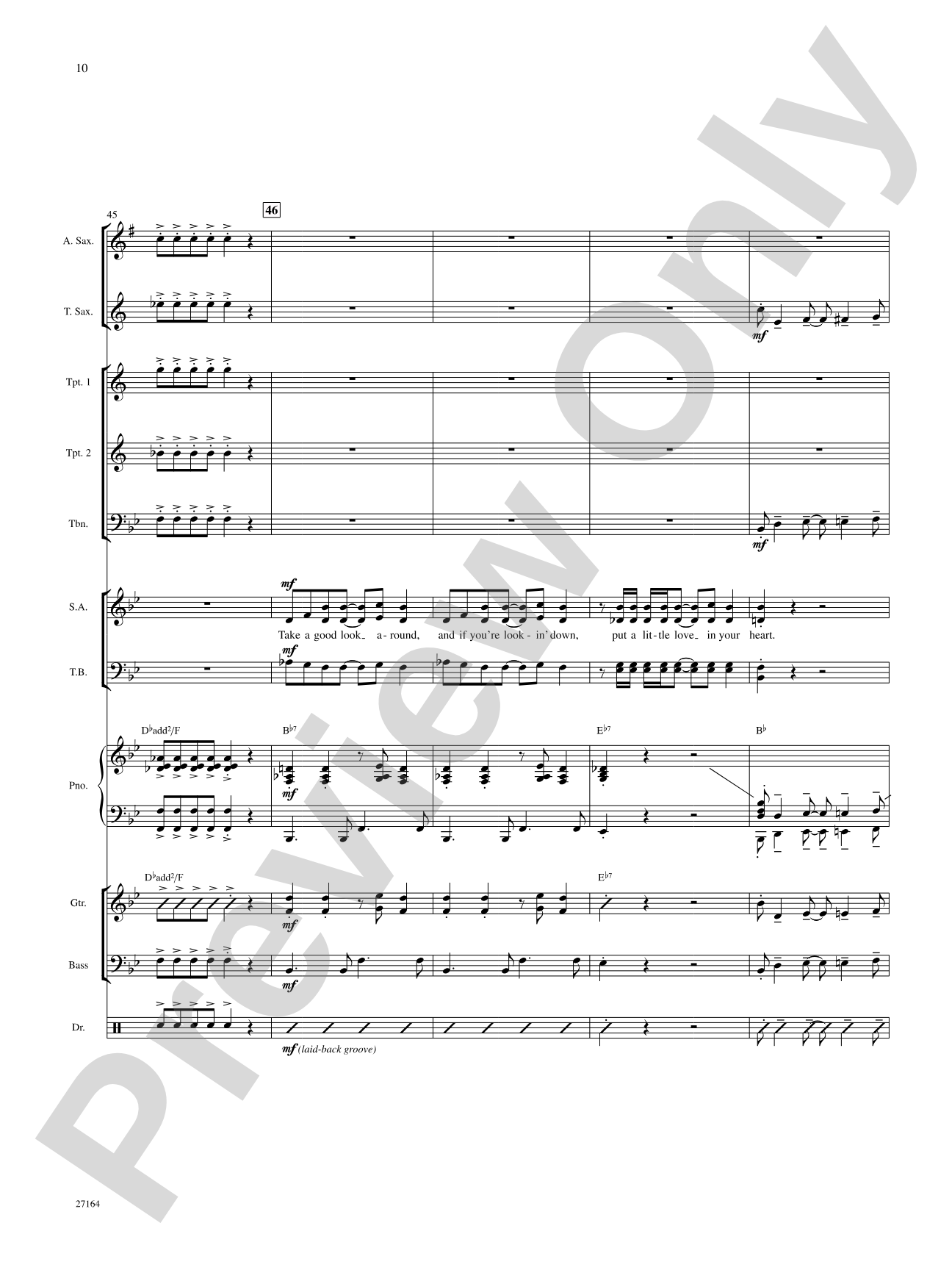 Put a Little Love in Your Heart: Choral SoundPax