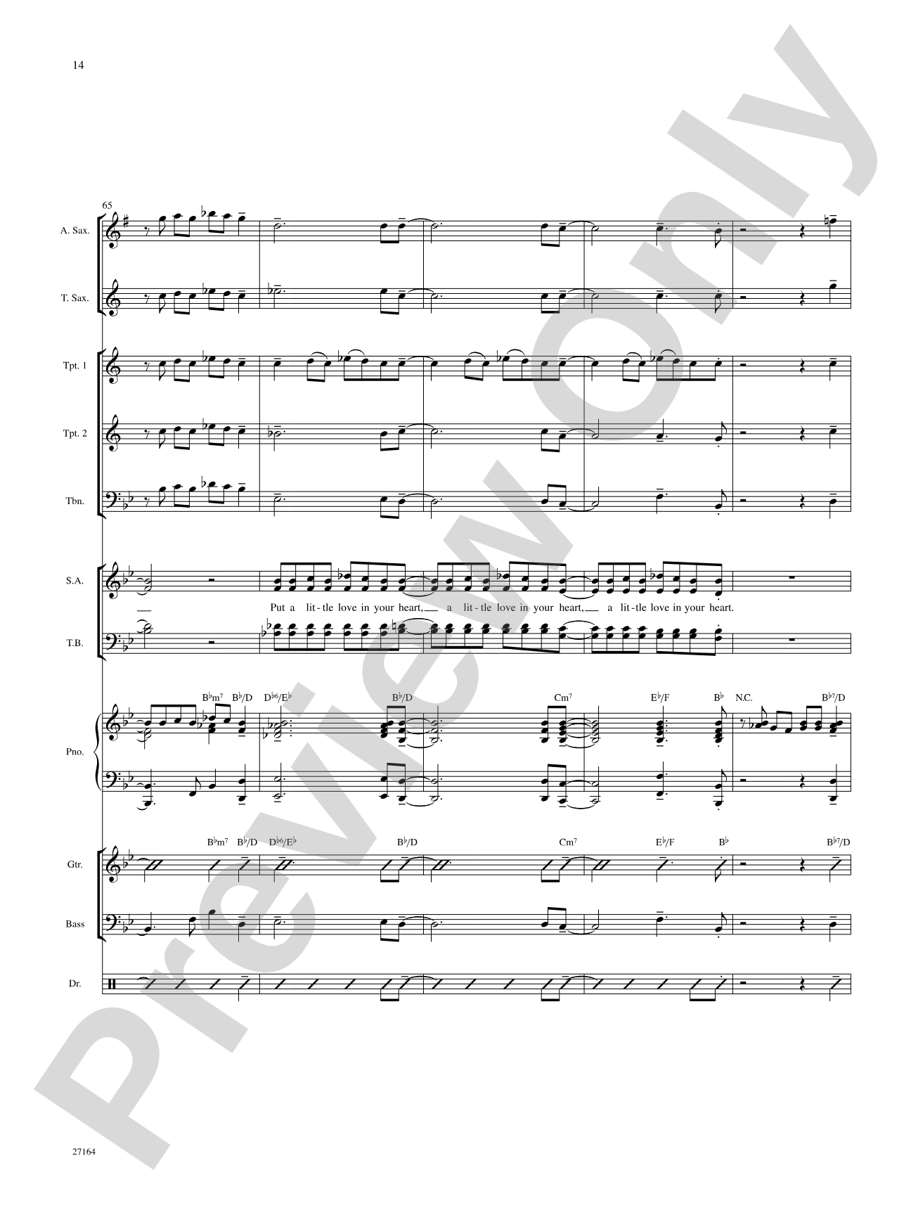 Put a Little Love in Your Heart: Choral SoundPax