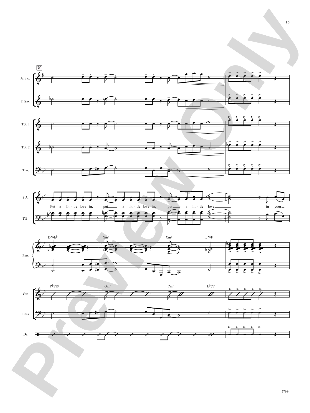 Put a Little Love in Your Heart: Choral SoundPax