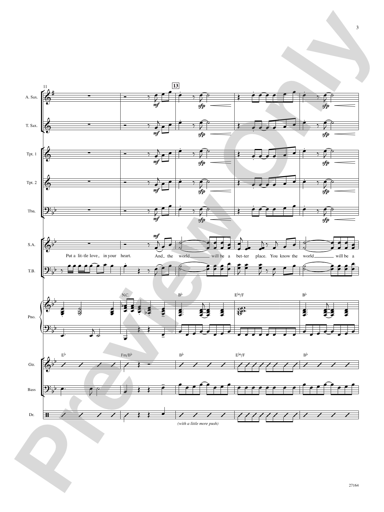 Put a Little Love in Your Heart: Choral SoundPax