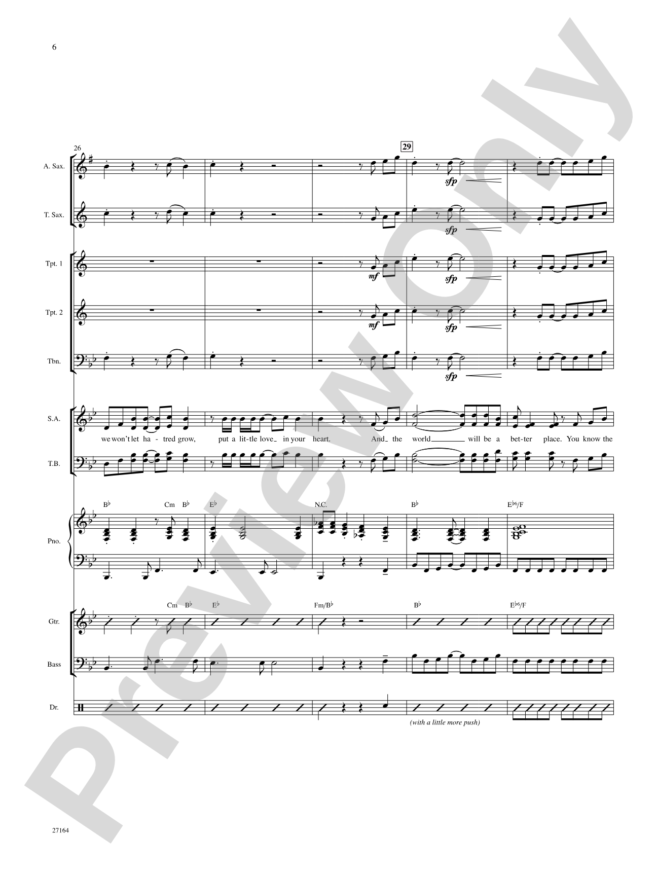 Put a Little Love in Your Heart: Choral SoundPax