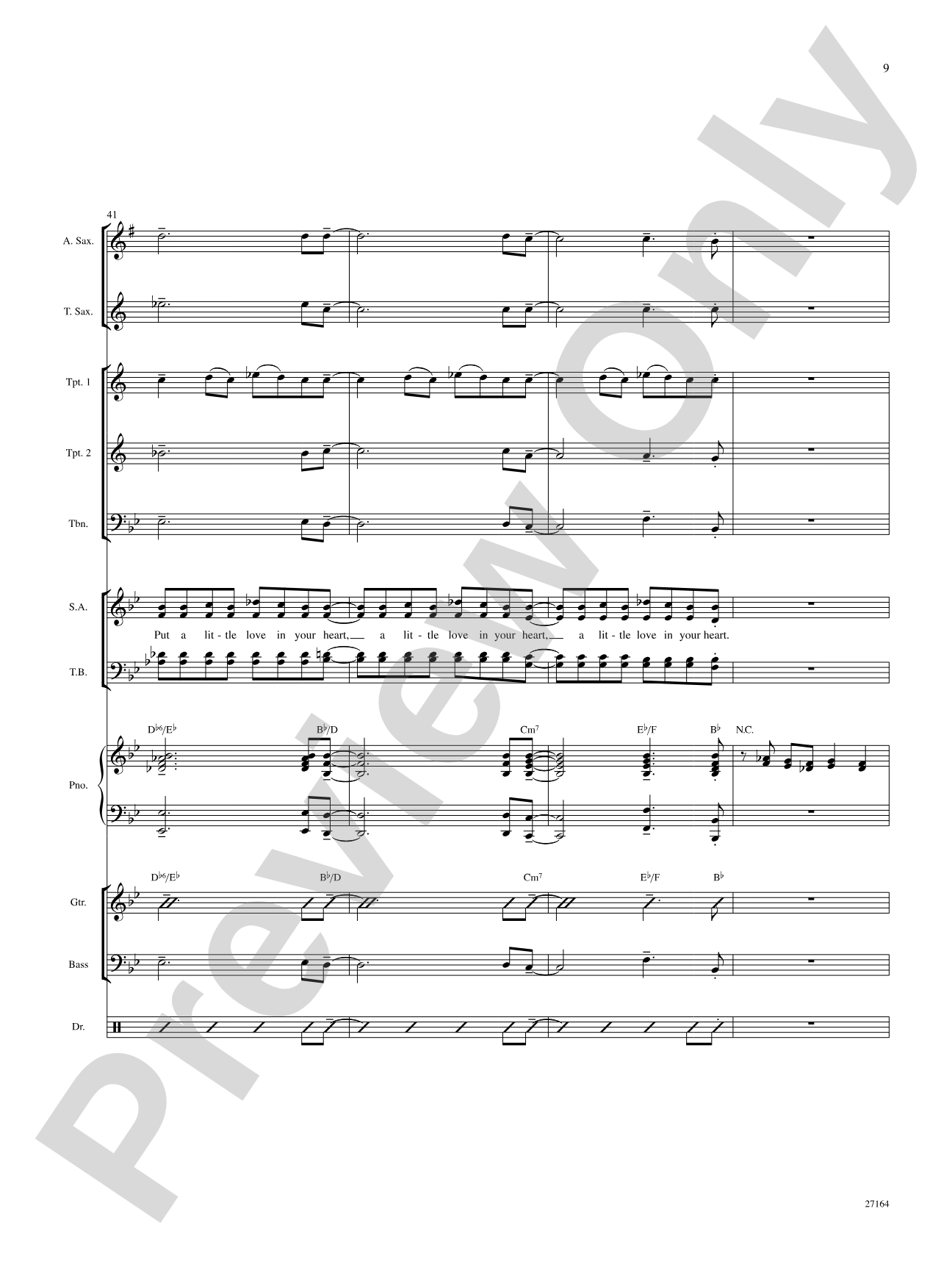 Put a Little Love in Your Heart: Choral SoundPax