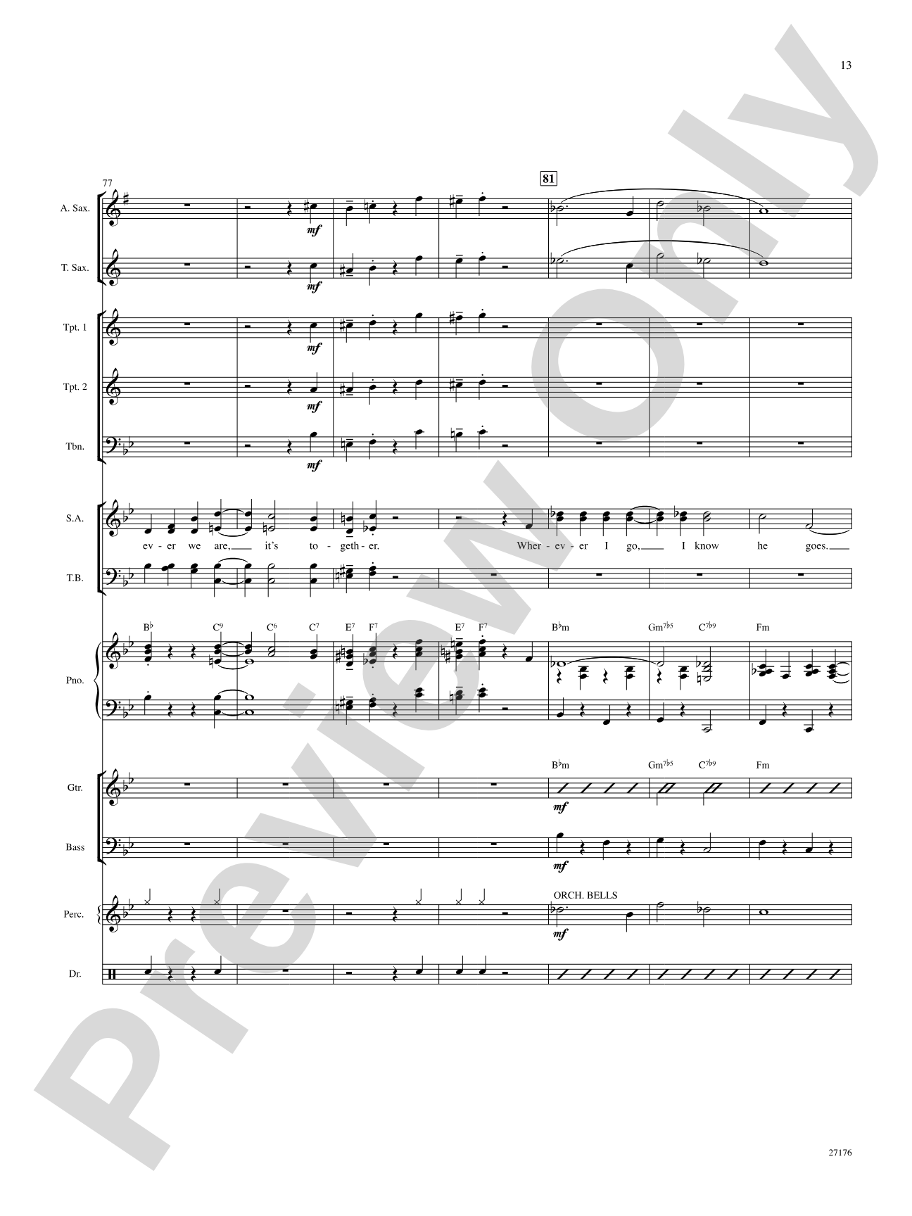 Together Wherever We Go (from Gypsy): Choral SoundPax
