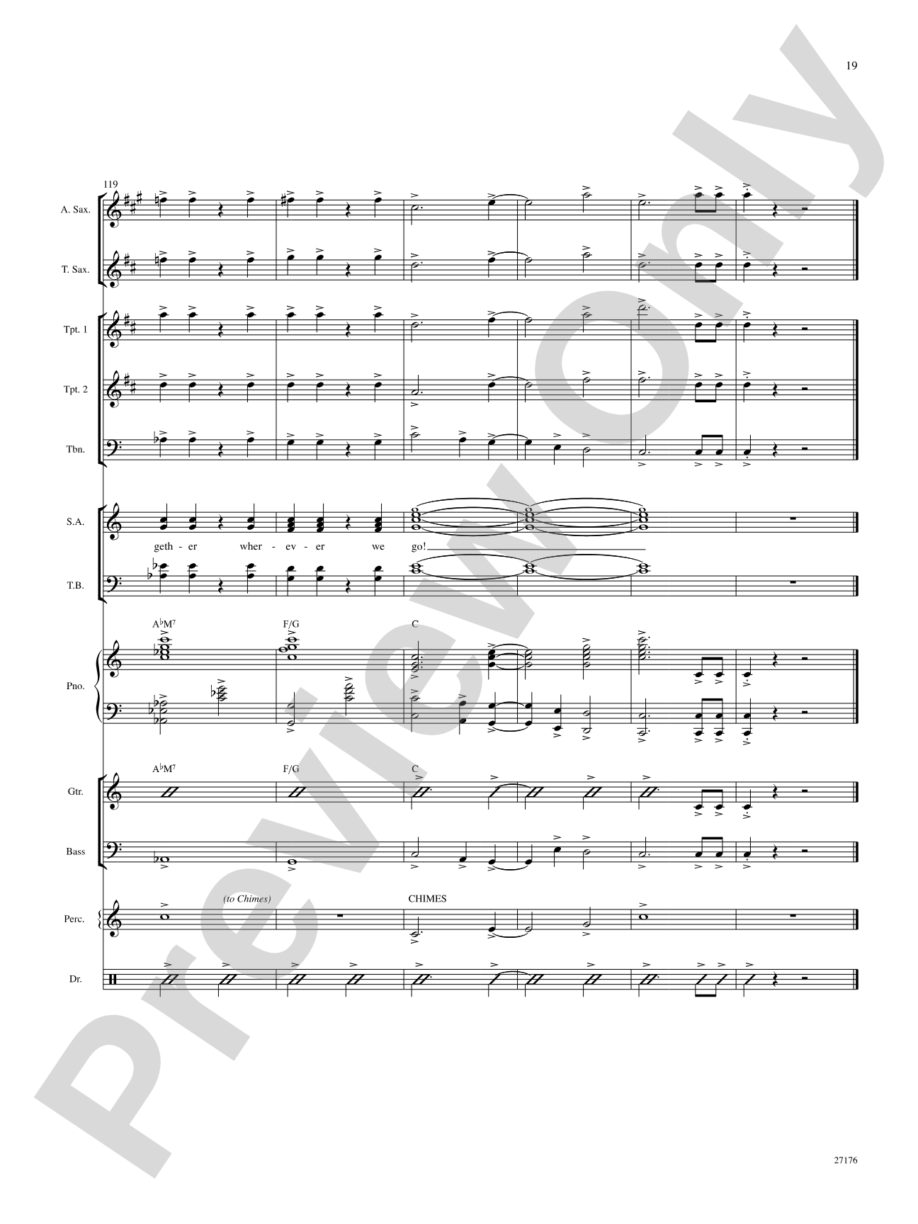 Together Wherever We Go (from Gypsy): Choral SoundPax
