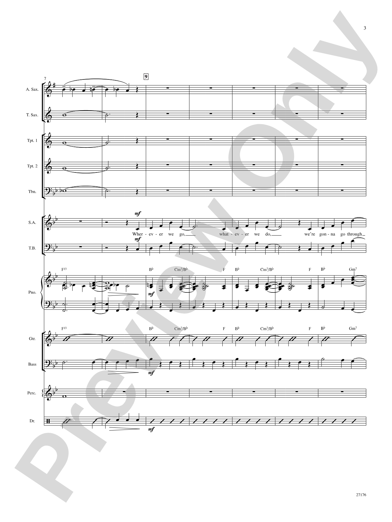 Together Wherever We Go (from Gypsy): Choral SoundPax