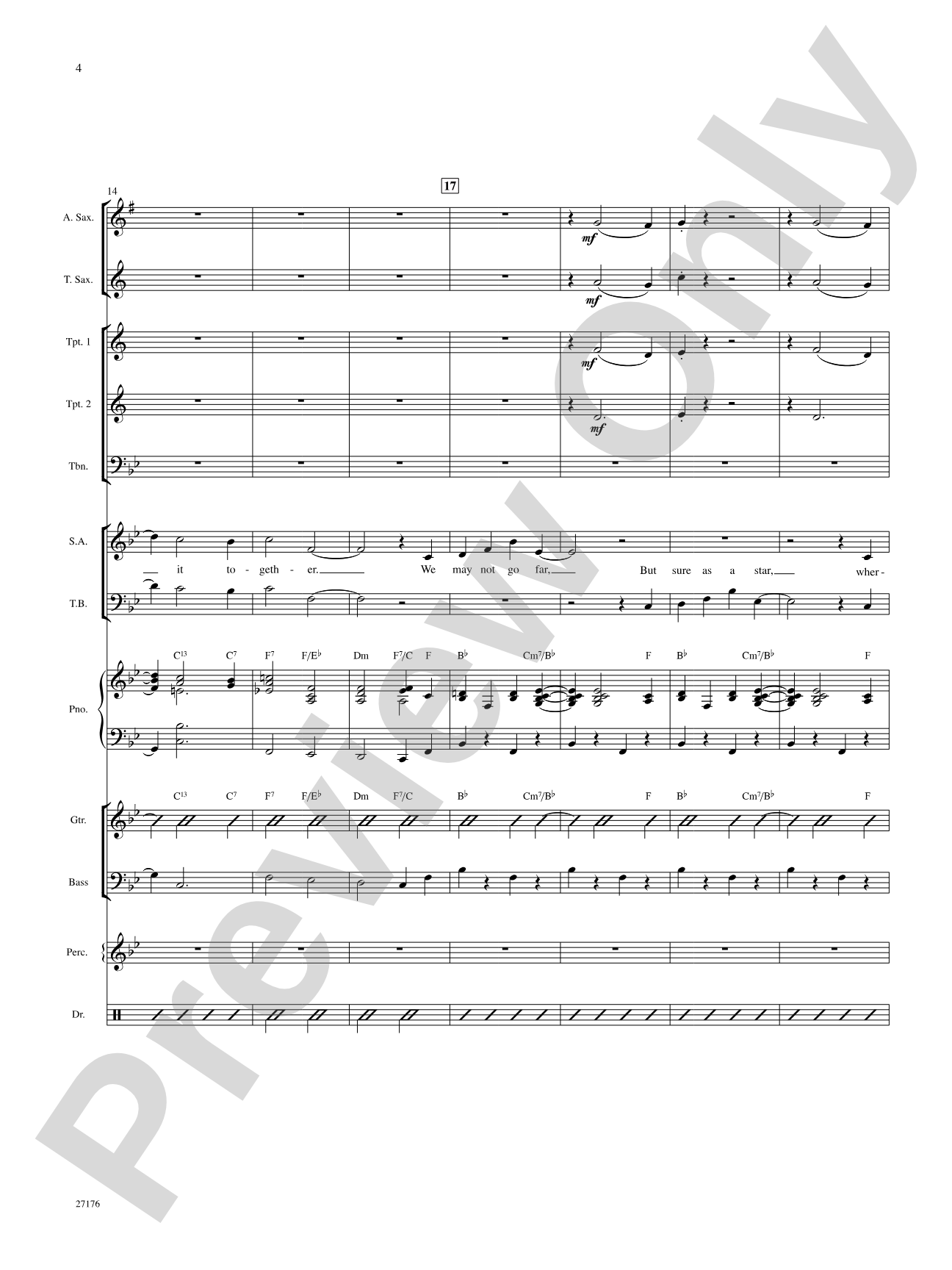 Together Wherever We Go (from Gypsy): Choral SoundPax