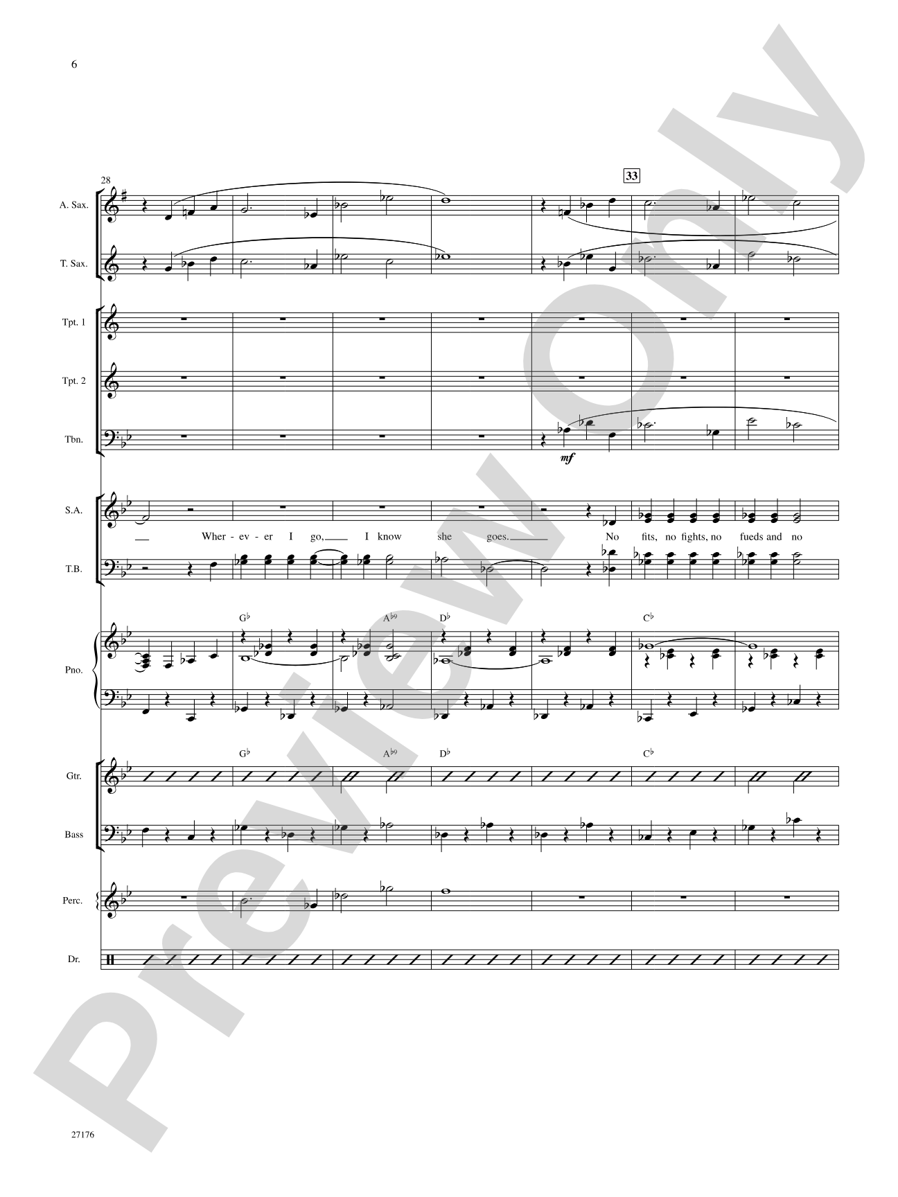 Together Wherever We Go (from Gypsy): Choral SoundPax
