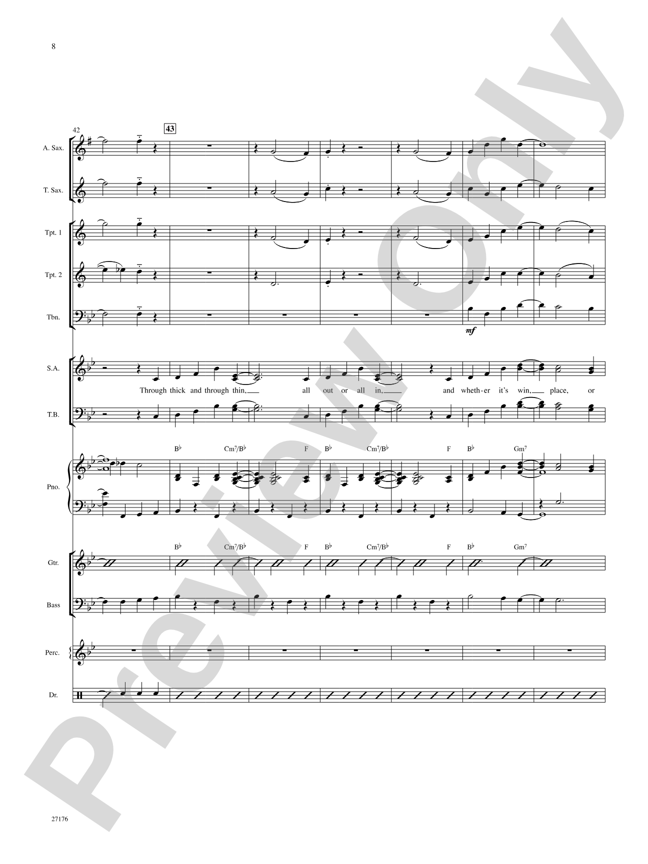 Together Wherever We Go (from Gypsy): Choral SoundPax