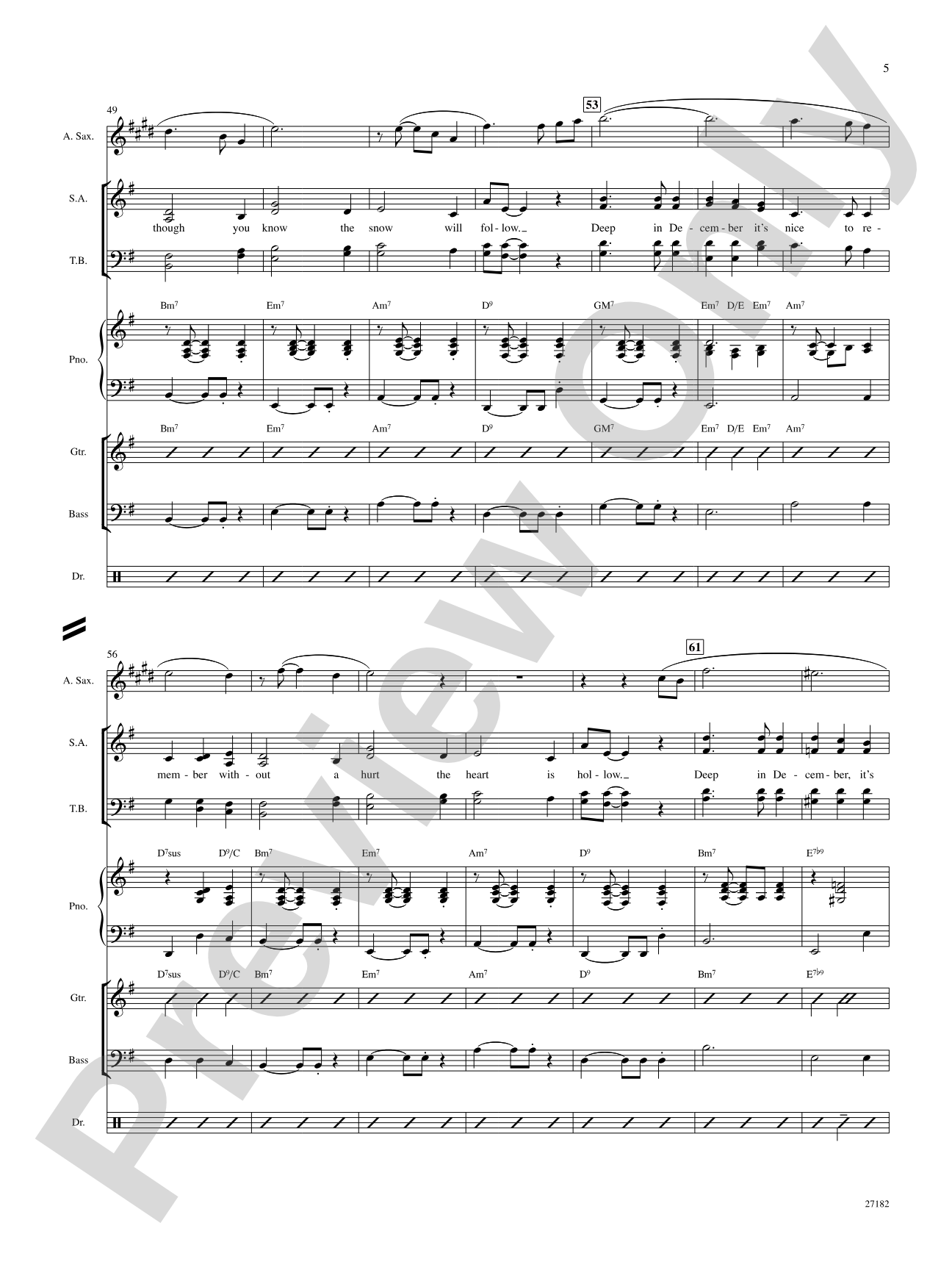 Try to Remember (from The Fantasticks): Choral SoundPax