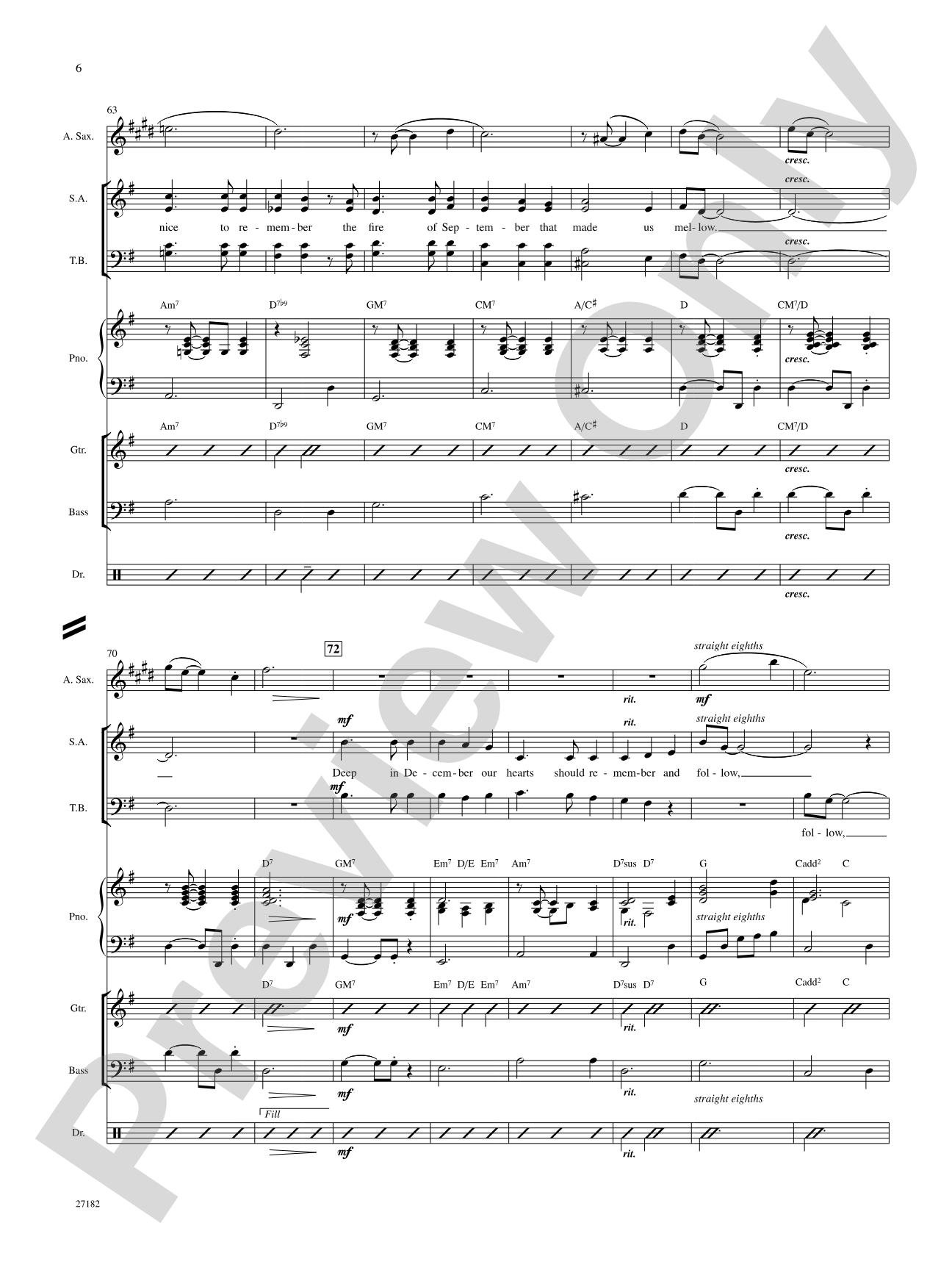 Try to Remember (from The Fantasticks): Choral SoundPax