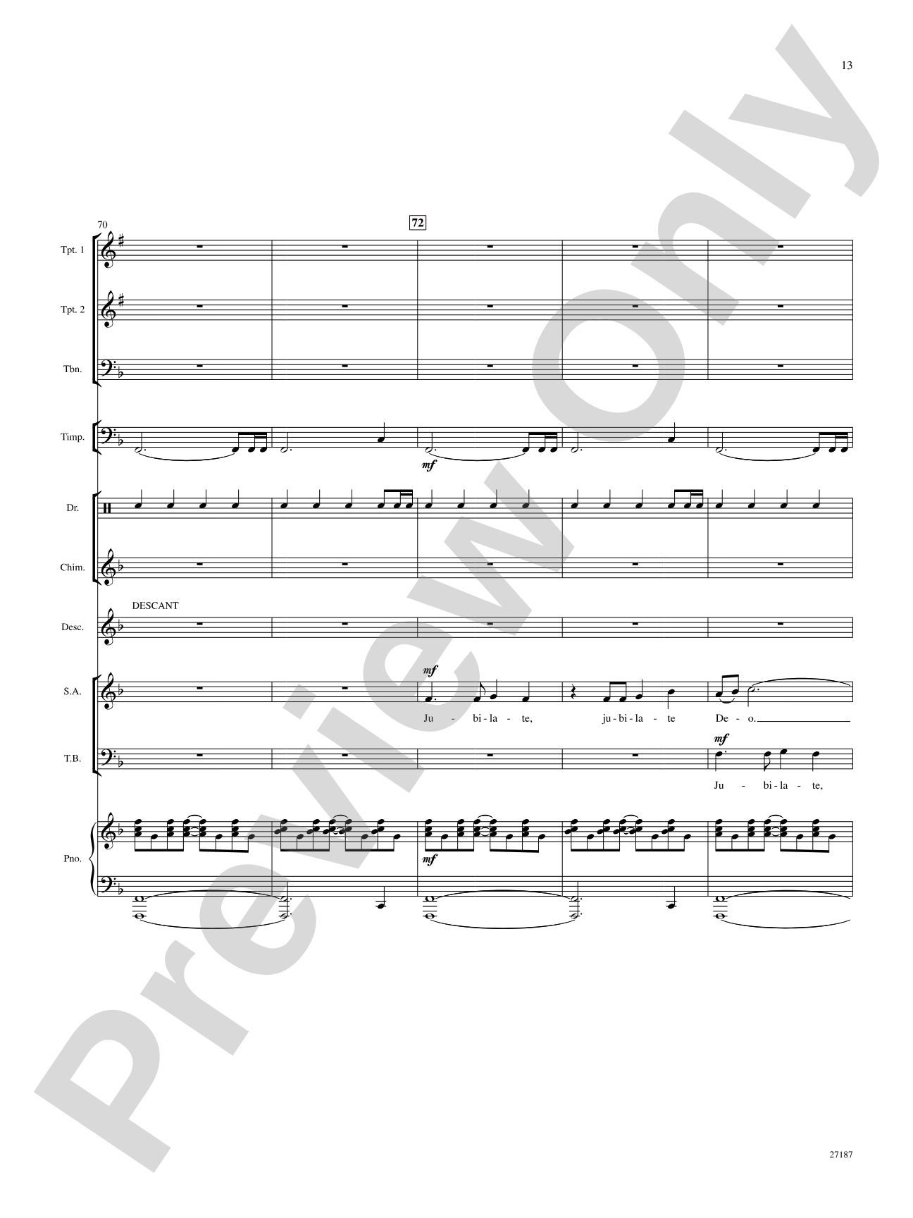 Jubilate Deo: Choral SoundPax