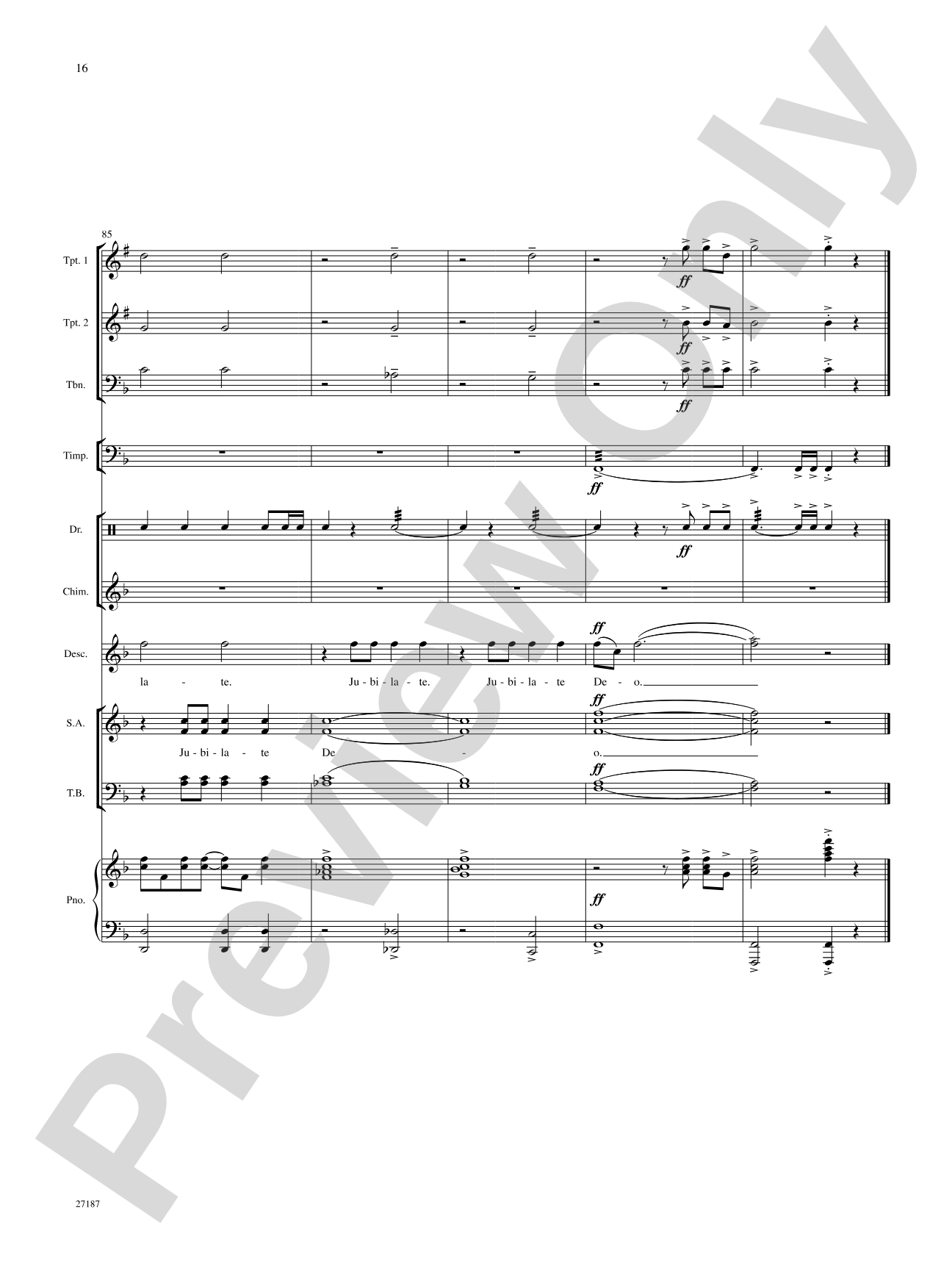 Jubilate Deo: Choral SoundPax