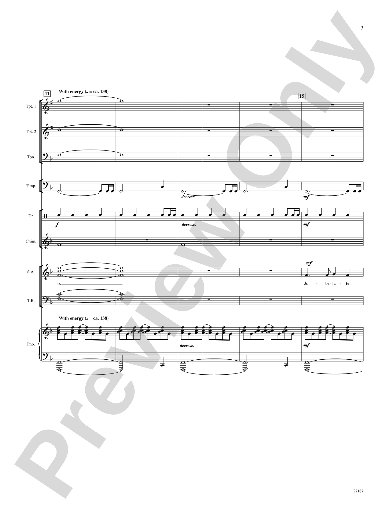 Jubilate Deo: Choral SoundPax