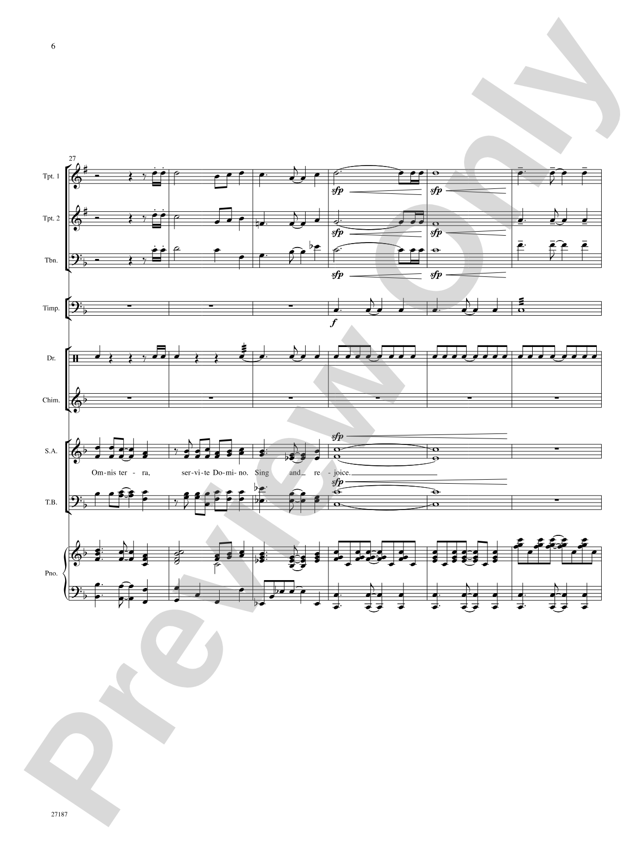 Jubilate Deo: Choral SoundPax