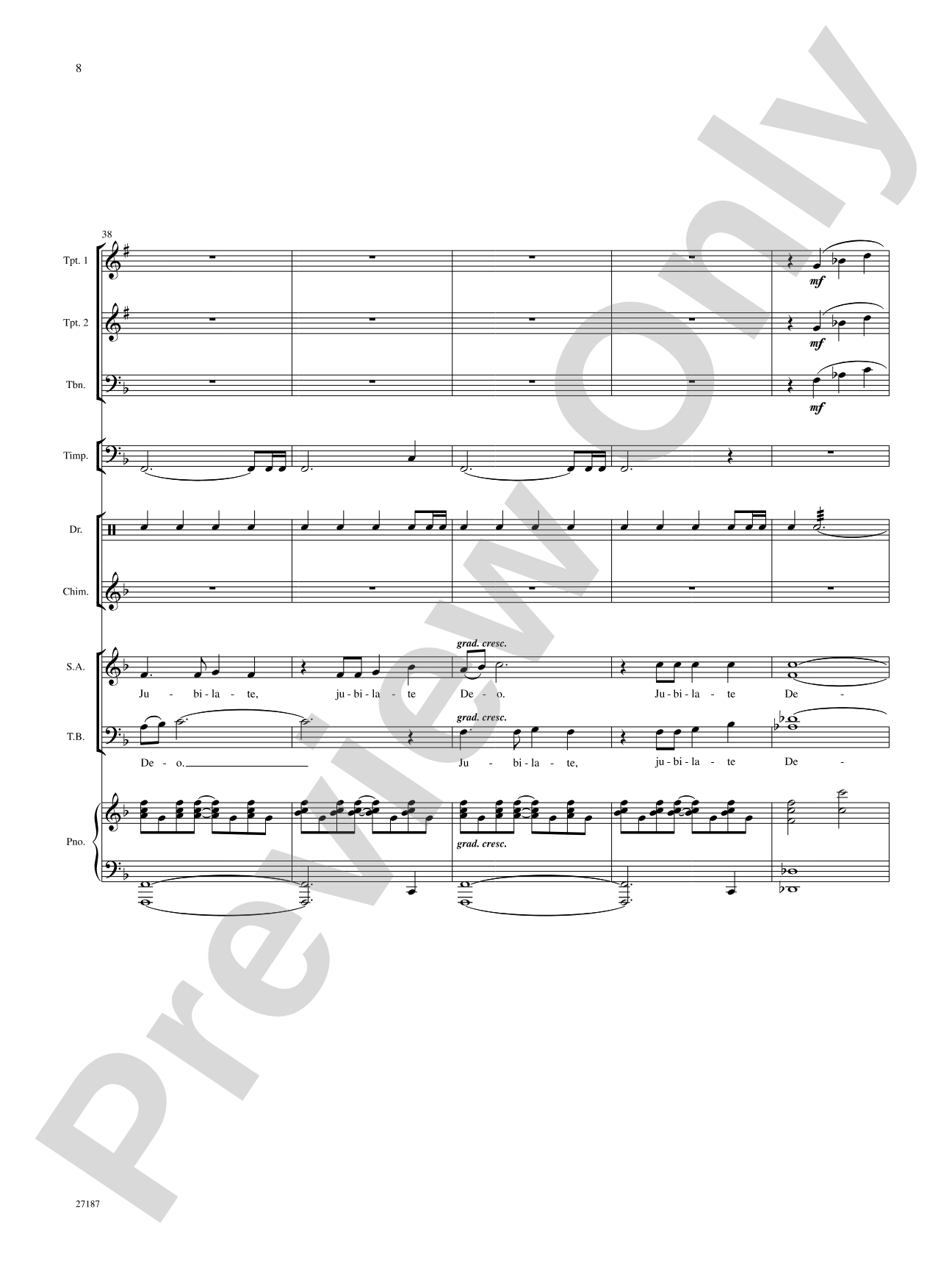 Jubilate Deo: Choral SoundPax