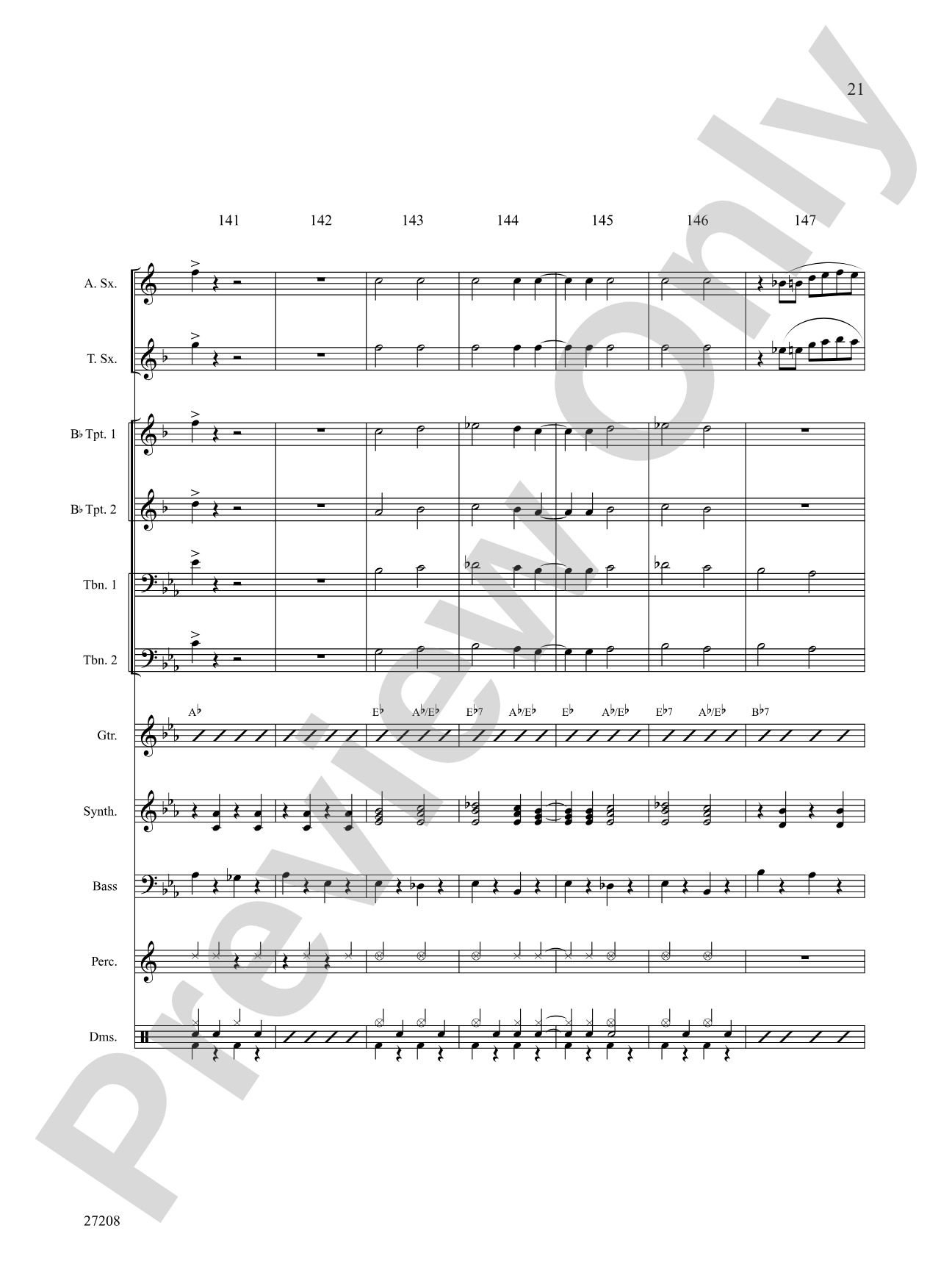 There Once Was a Man (from The Pajama Game): Choral SoundPax