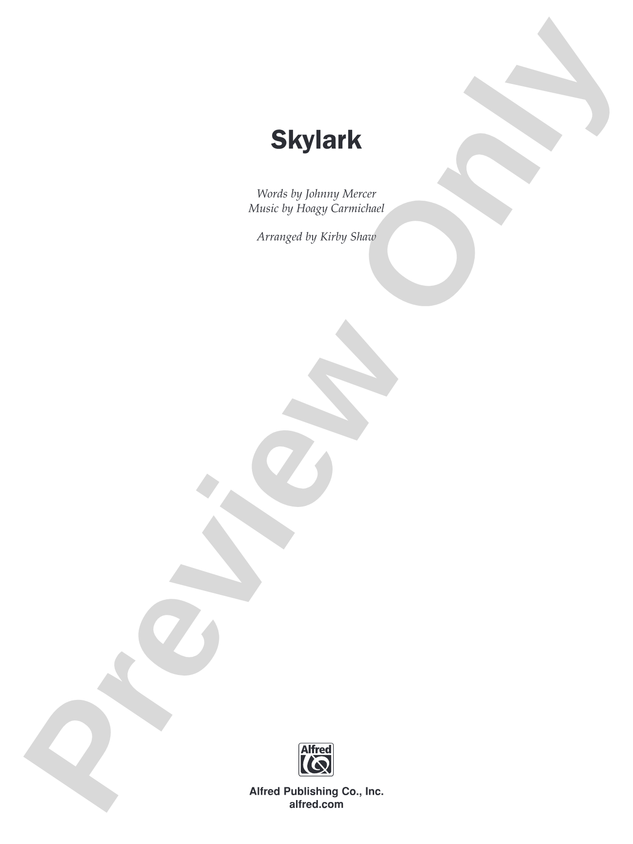 Skylark: Choral SoundPax