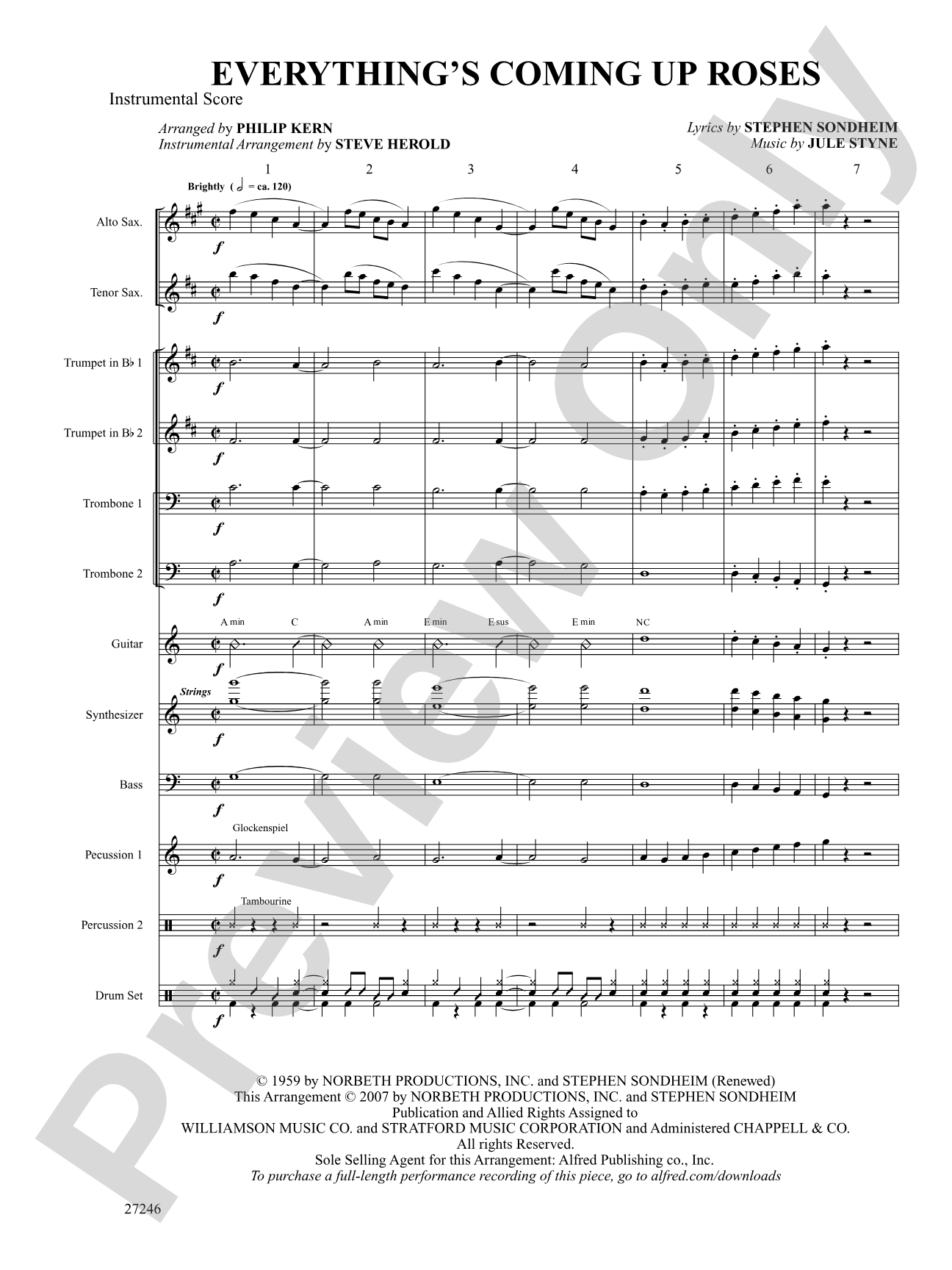 Everything's Coming Up Roses (from Gypsy): Choral SoundPax