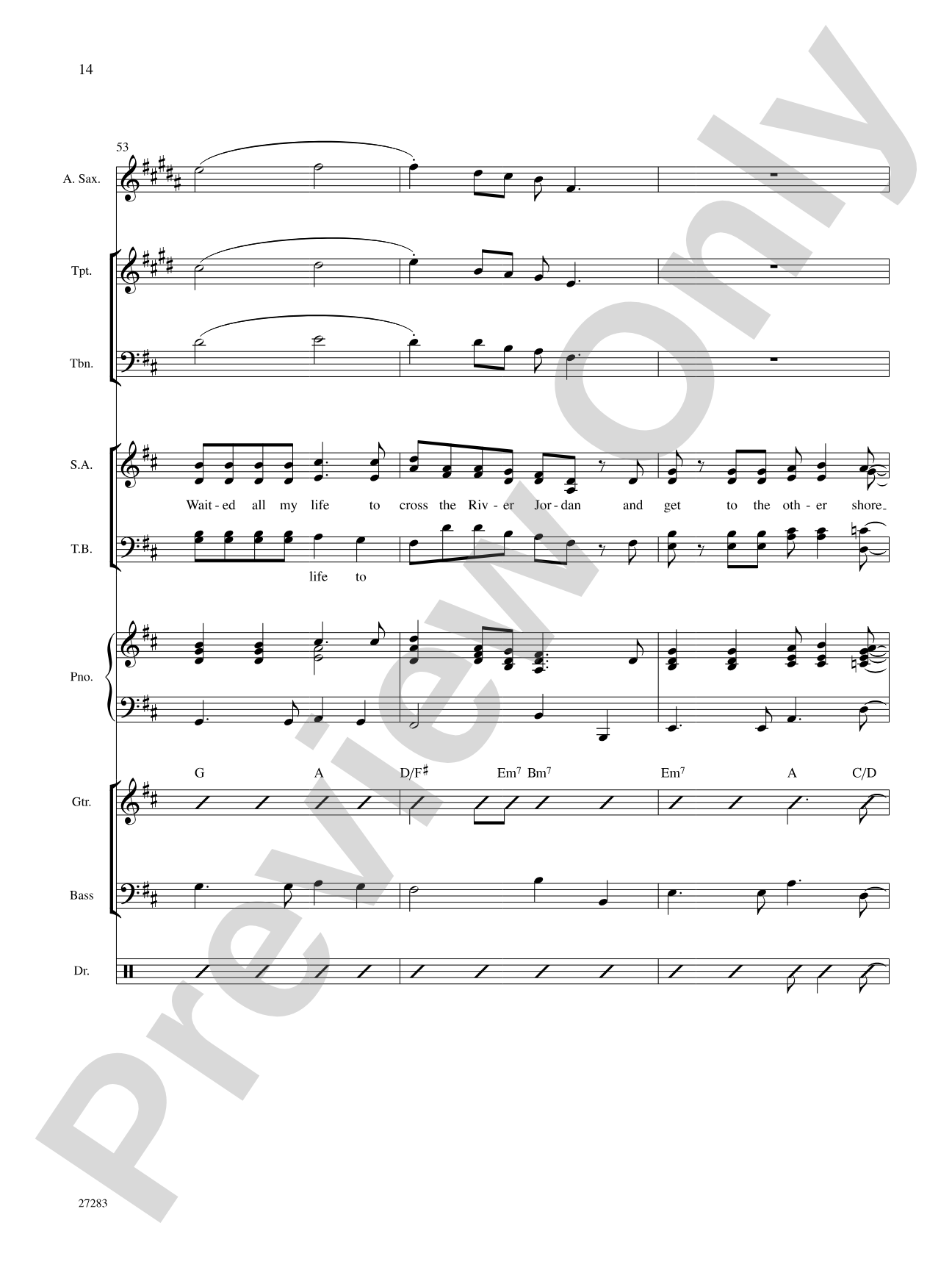 Walkin' On Up (To Heaven's Door): Choral SoundPax