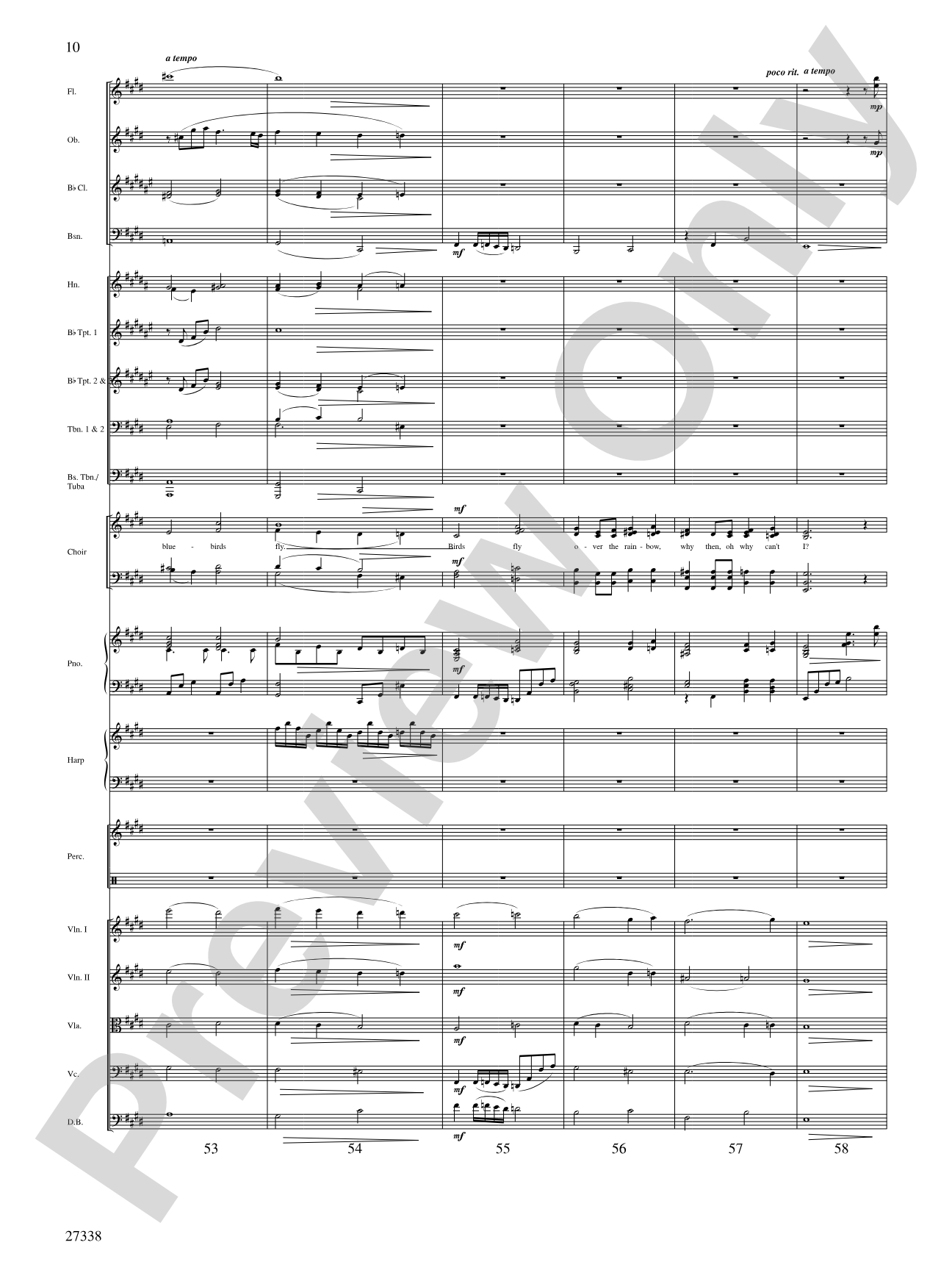 Over the Rainbow (from the musical The Wizard of Oz): Choral SoundPax