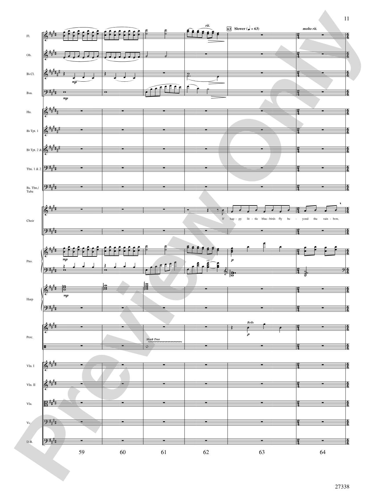 Over the Rainbow (from the musical The Wizard of Oz): Choral SoundPax